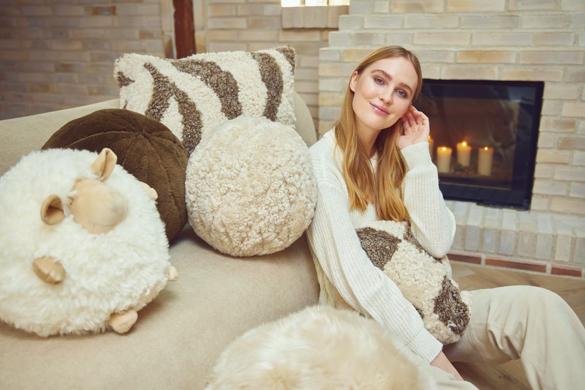 Cute Sheep | New Zealandsk Lammeskind | Ø20 cm | Ø26 cm | Ø34 cm