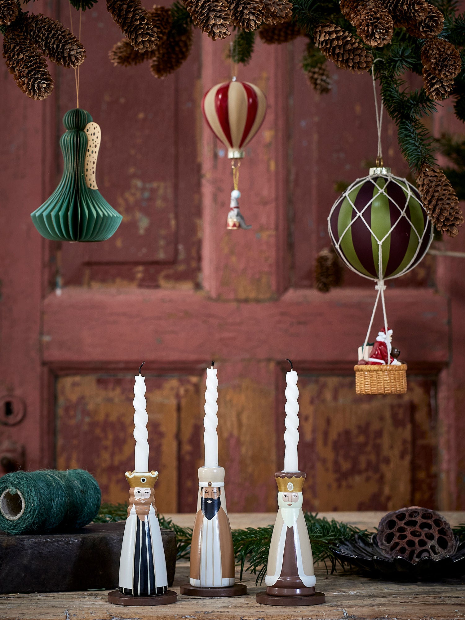 Bloomingville Betiel Lysestage, Natur, FSC®100%, Bøg