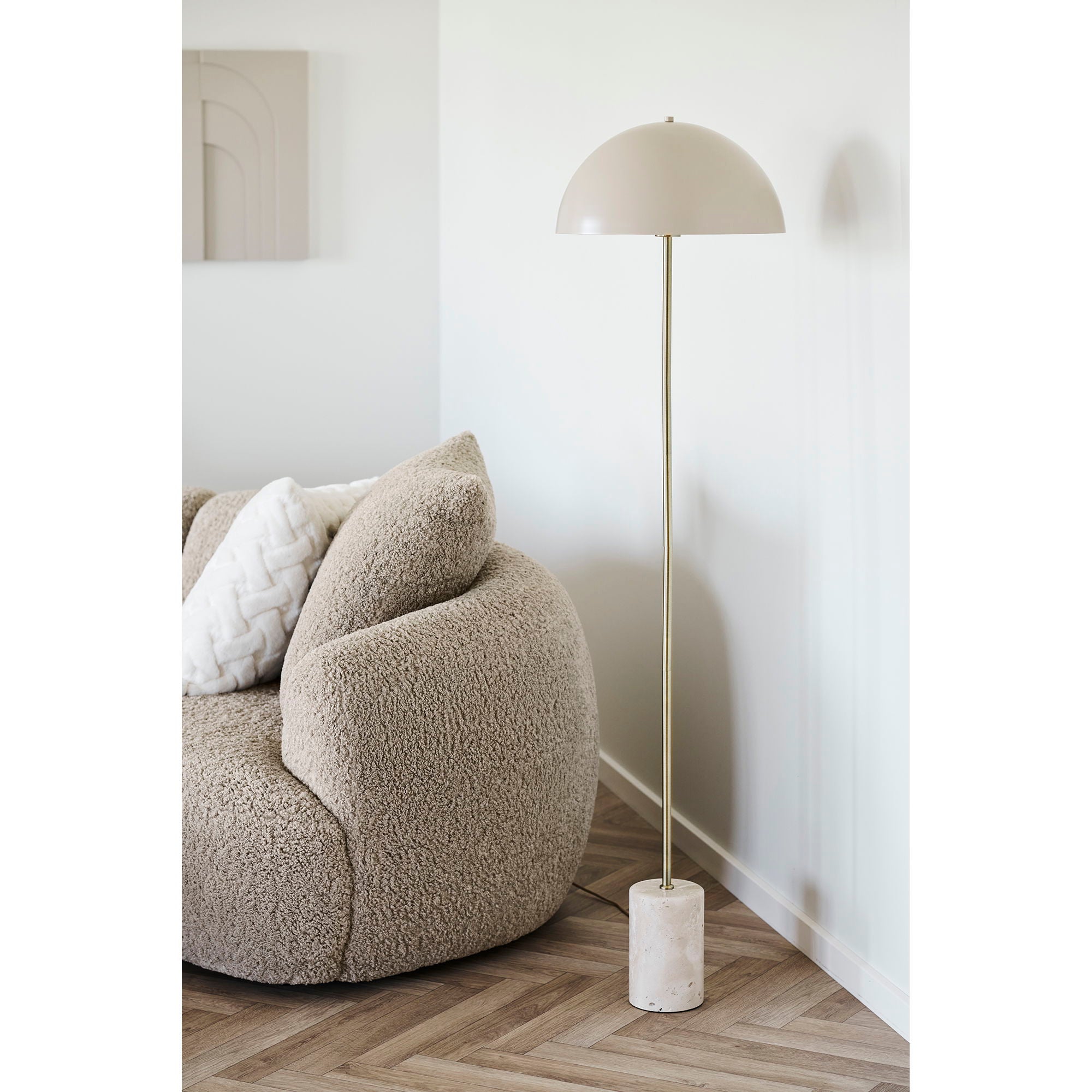 Sheffield Gulvlampe - Lampe, marmor/metal