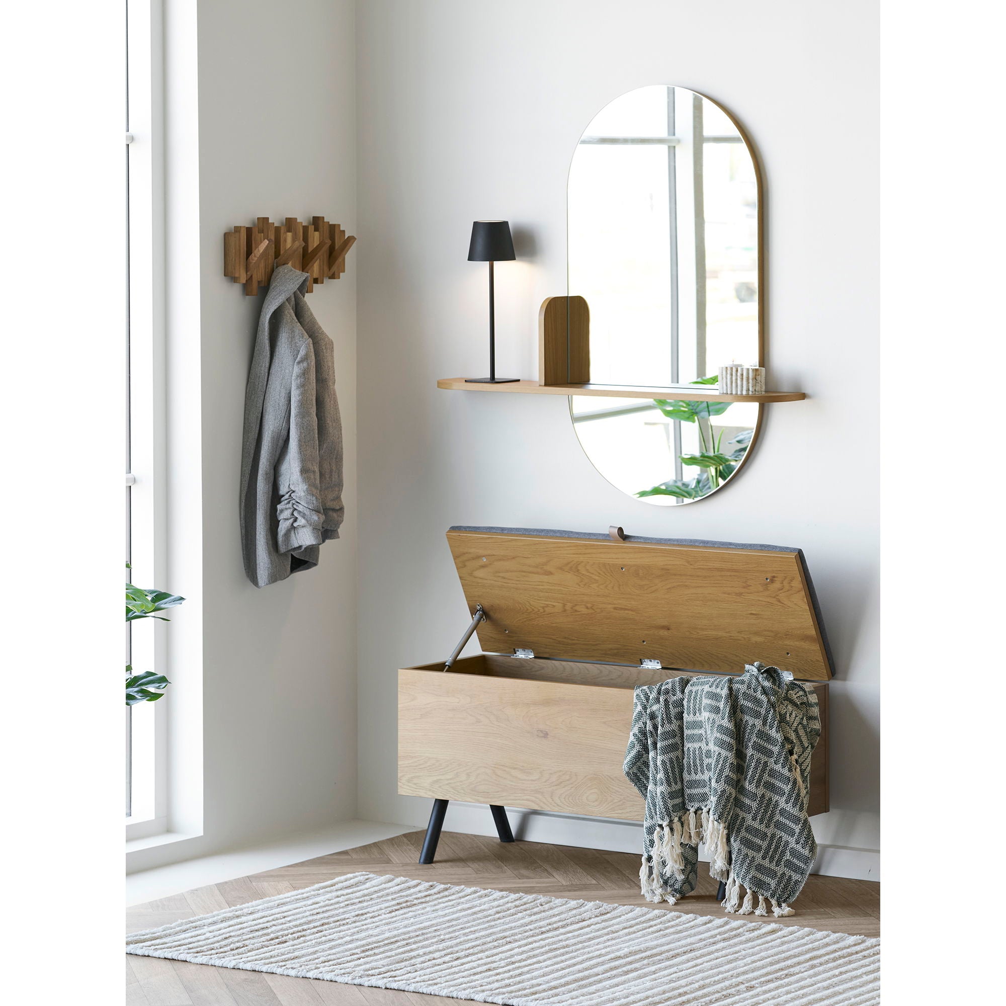 Bradford Bordlampe - Bordlampe, metal, genopladelig, sort