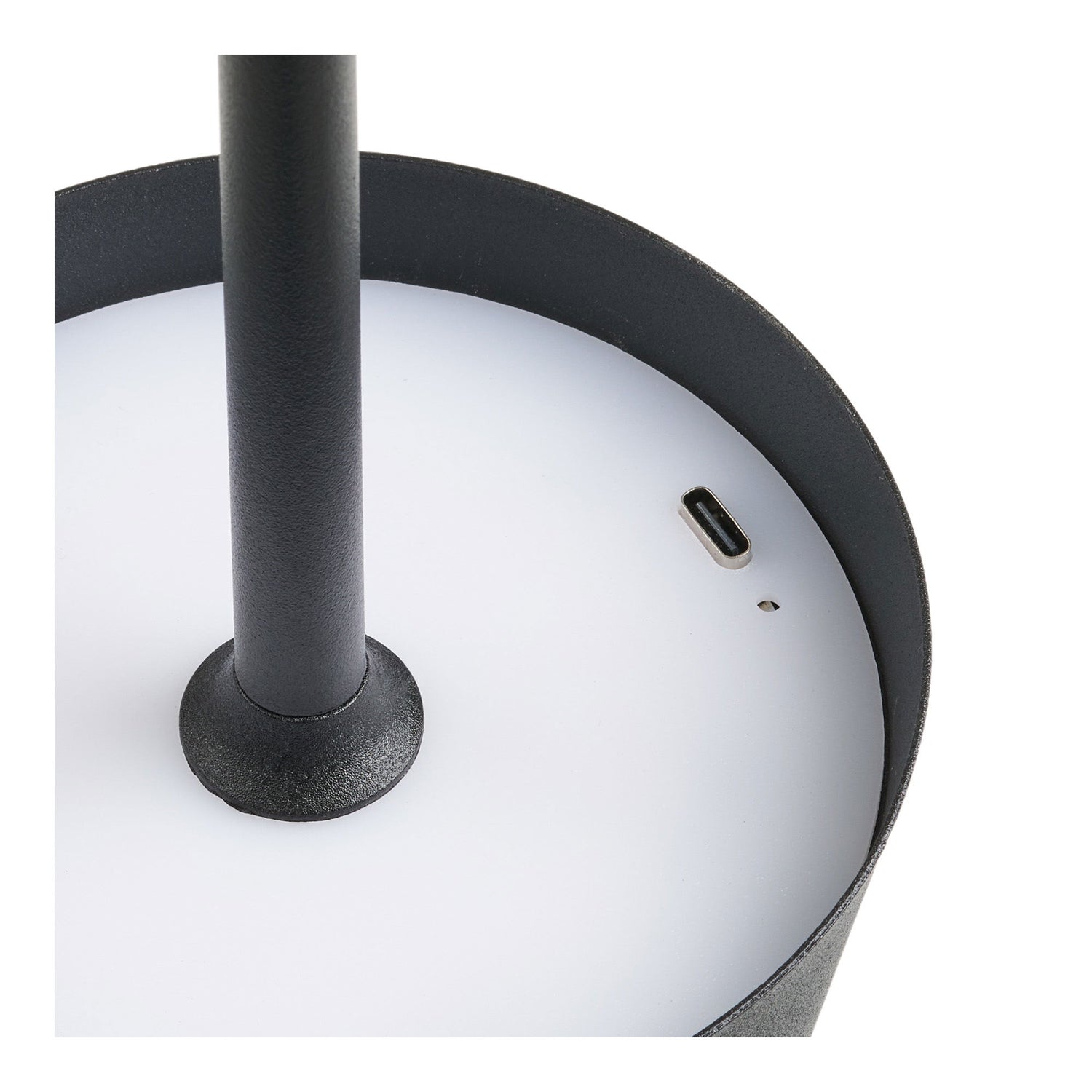 Bradford Bordlampe - Bordlampe, metal, genopladelig, sort