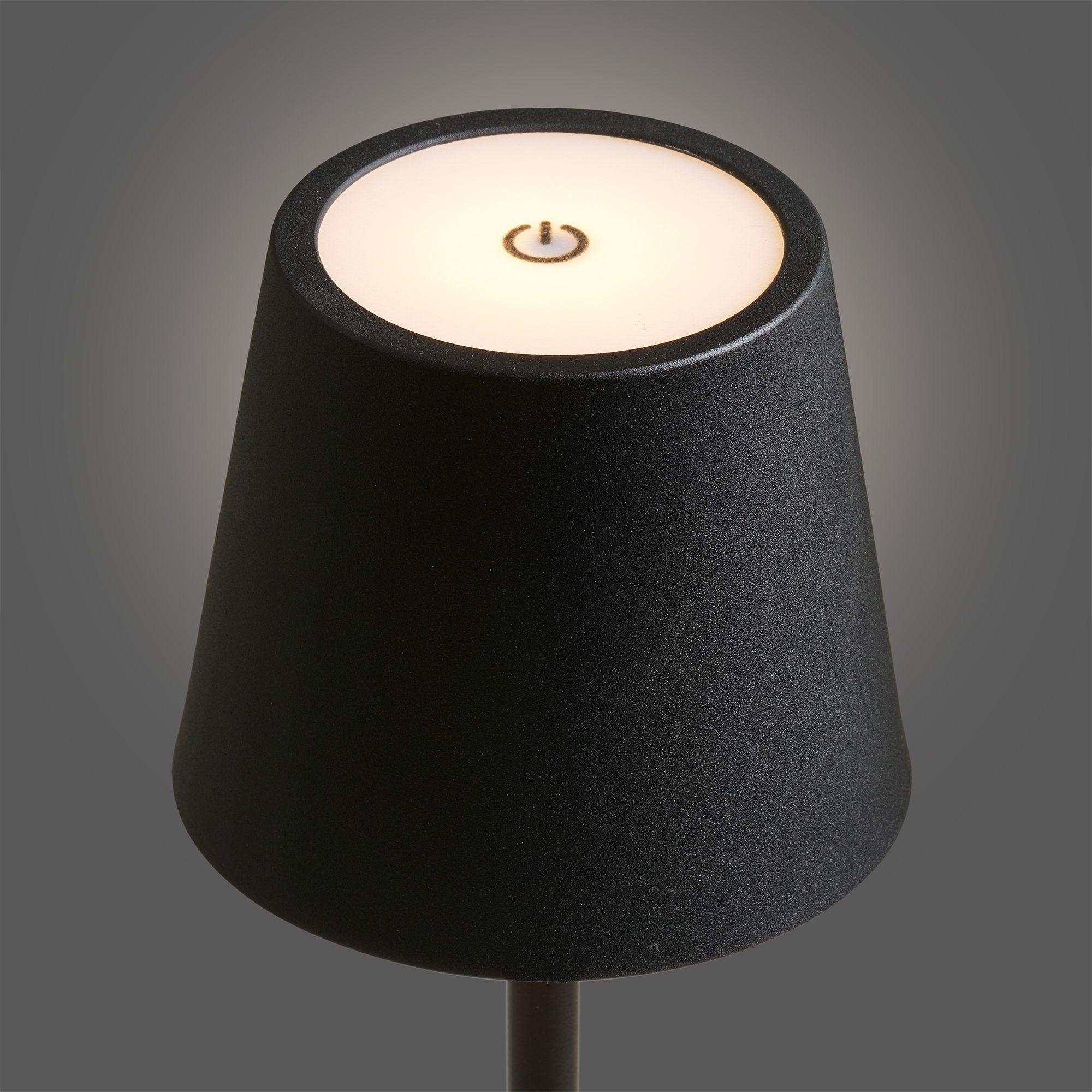 Bradford Bordlampe - Bordlampe, metal, genopladelig, sort