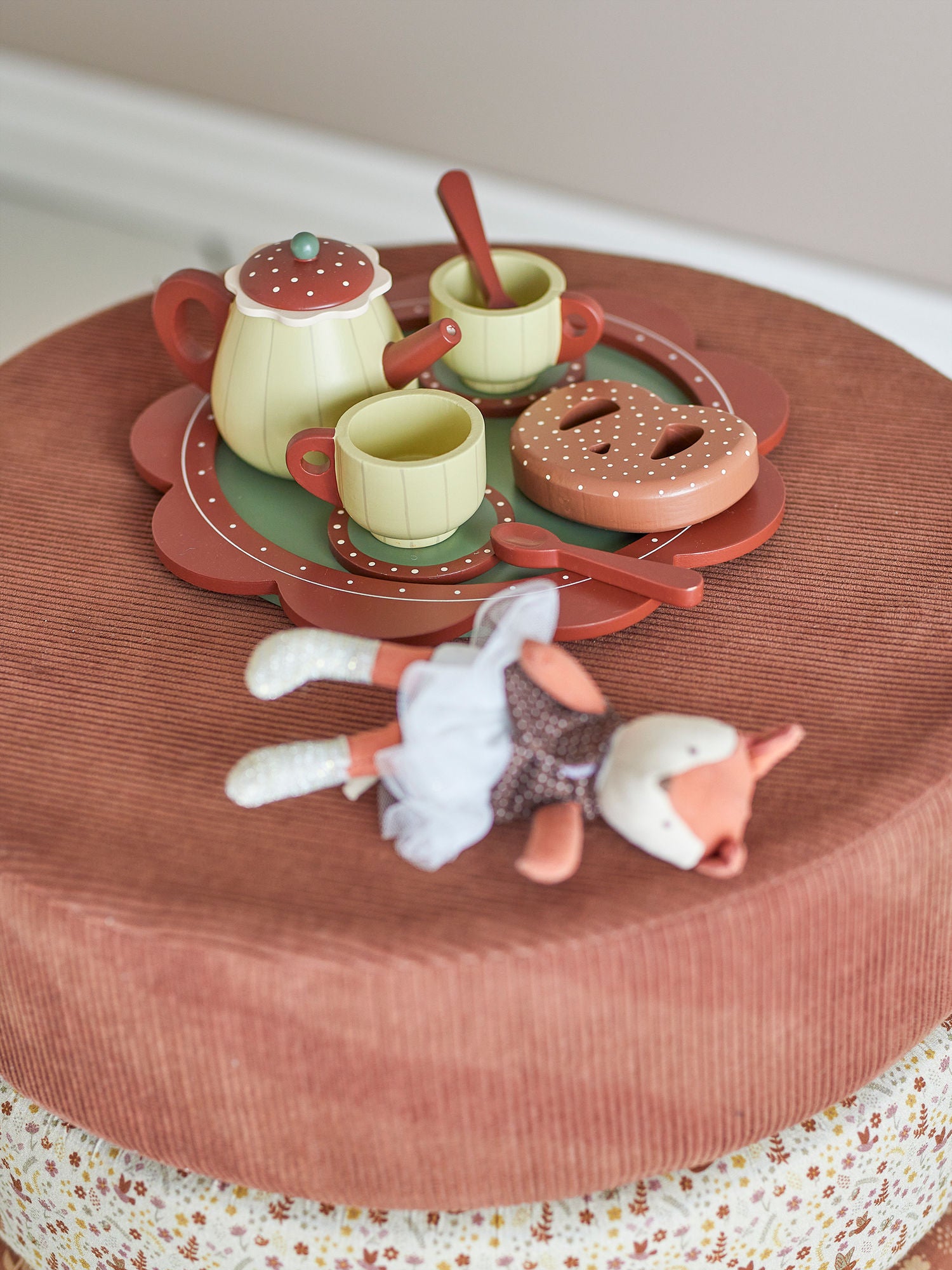 Bloomingville MINI Bette Legetøj, Køkkensæt, Brun, FSC®100%, MDF