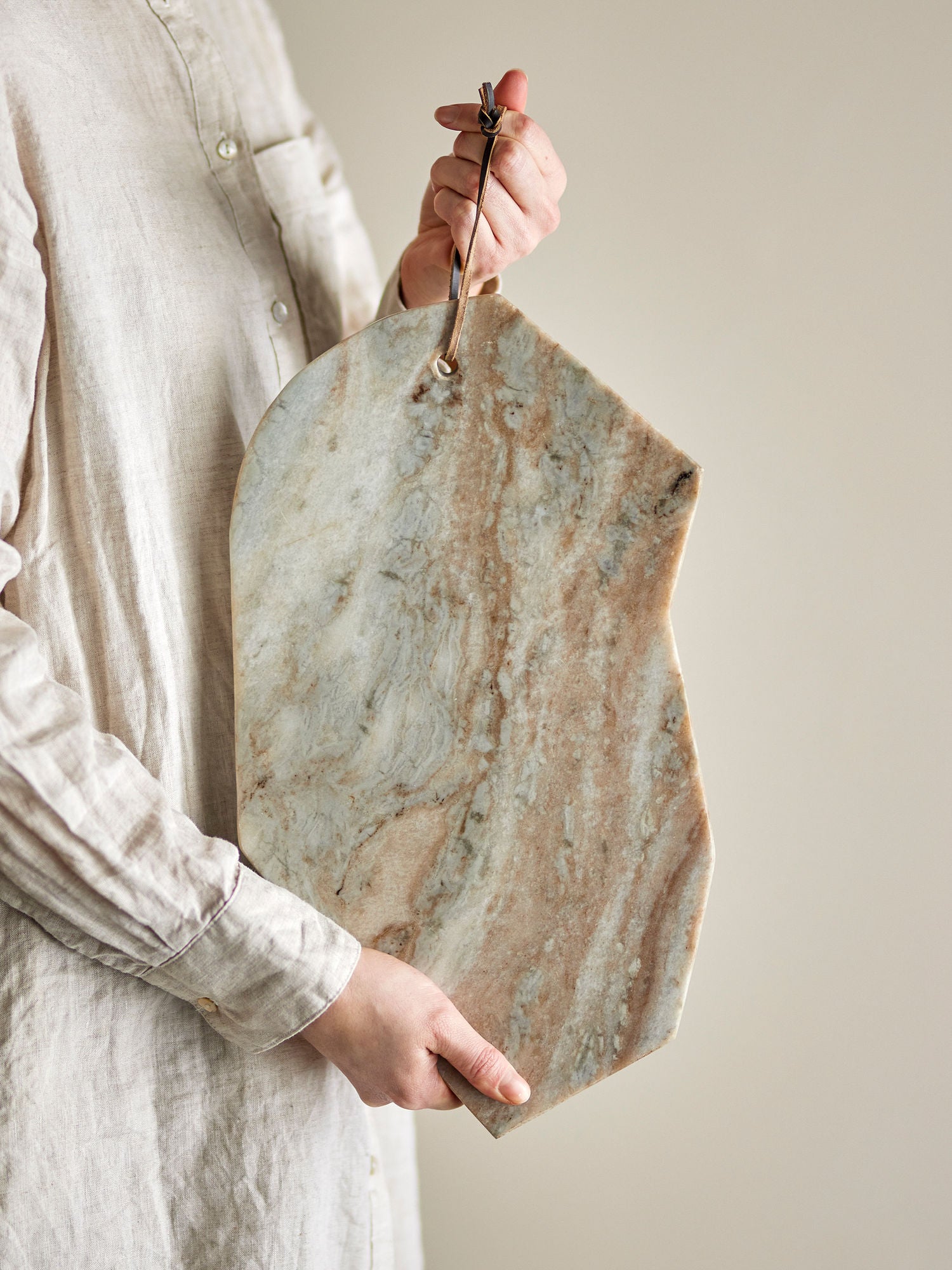 Bloomingville Ziggy Skærebræt, Natur, Marmor