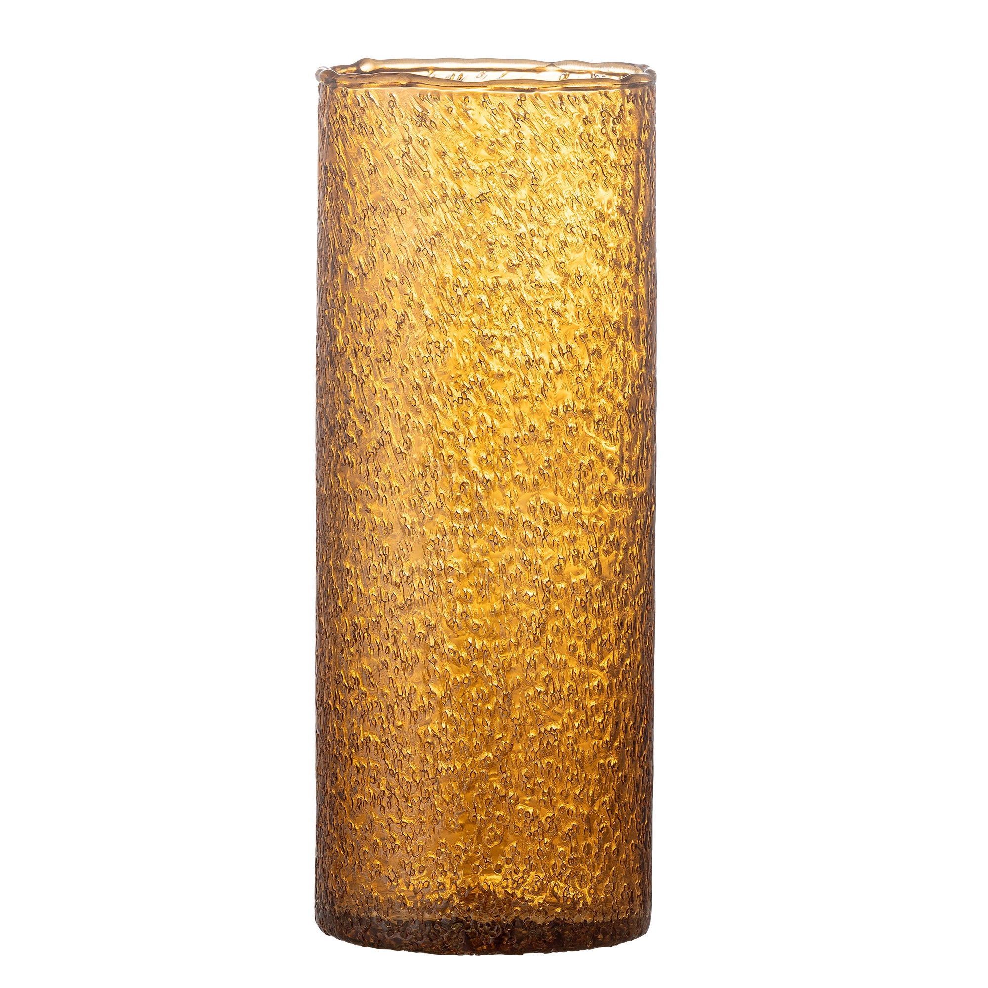 Bloomingville Zenta Vase, Brun, Genanvendt Glas