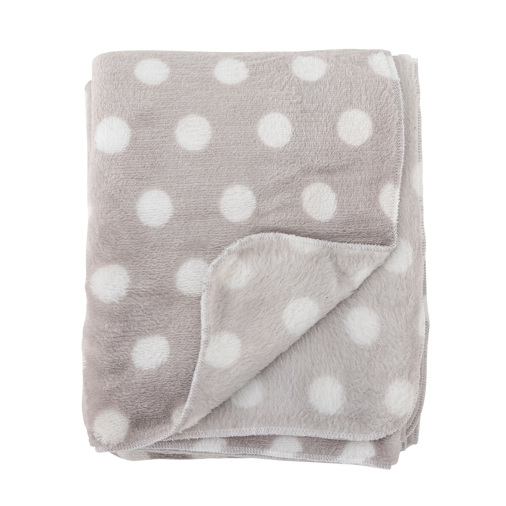 Bloomingville MINI Dolly Bamse med Tæppe, Hvid, Polyester