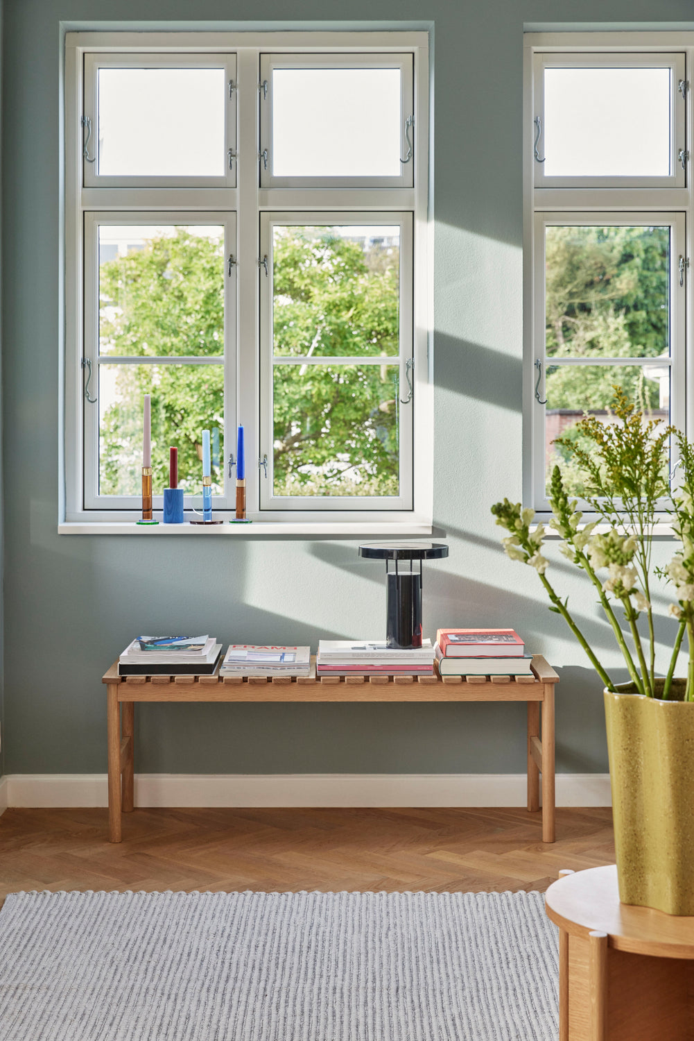 Row Bænk Large Natur - 122x40xh45cm