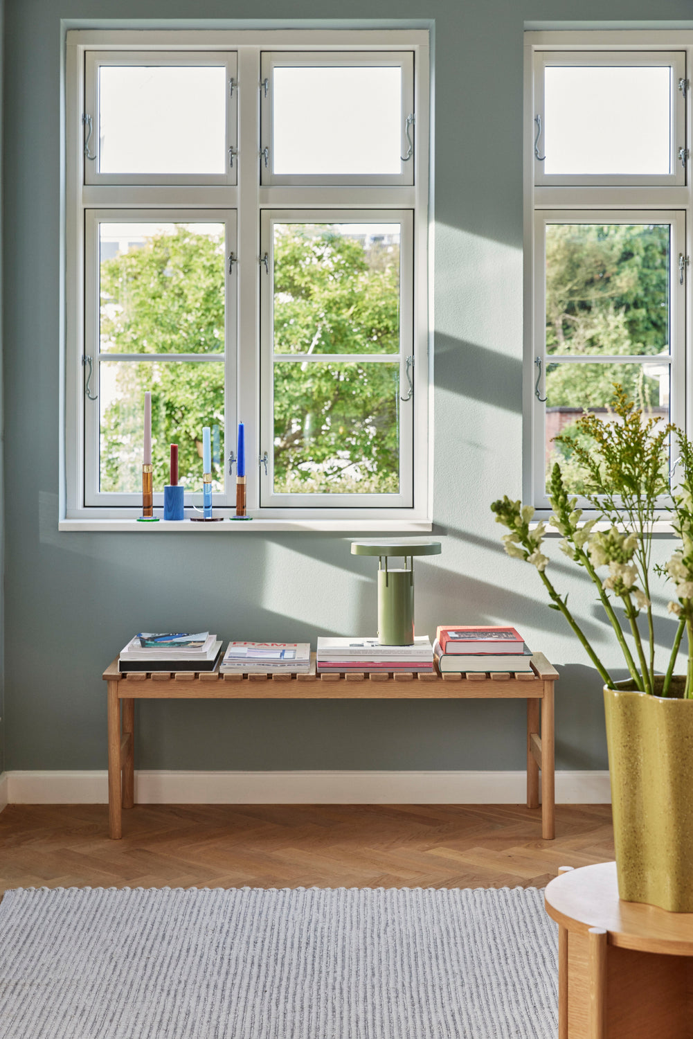 Row Bænk Large Natur - 122x40xh45cm