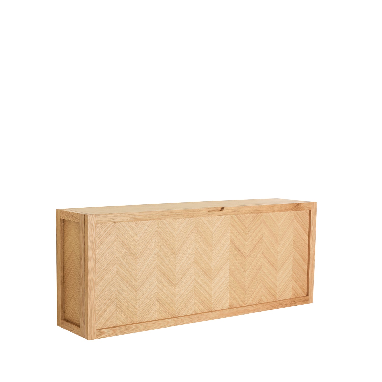 Herringbone Skoskab Large Natur - 100x25xh40cm