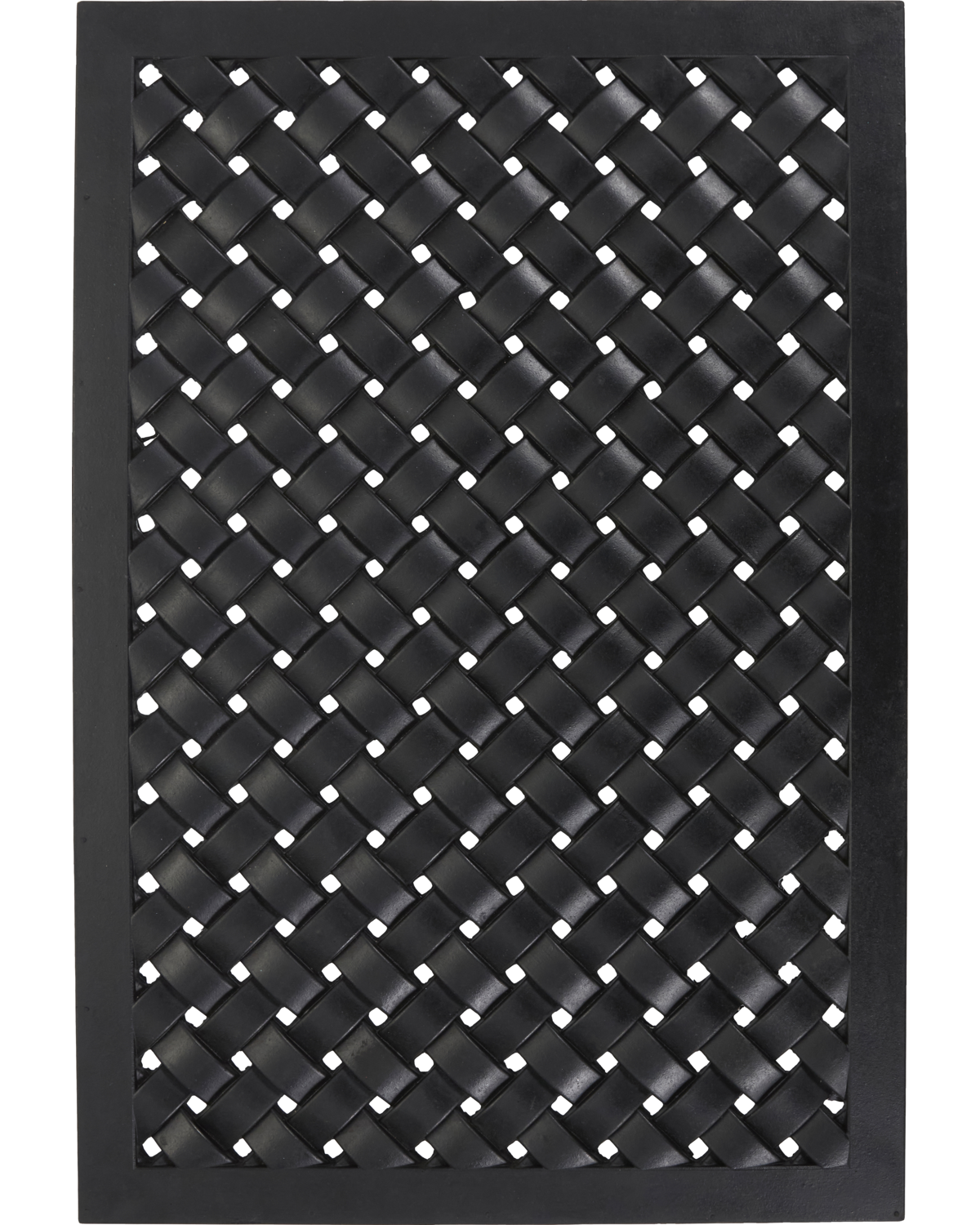 Dørmåtte, HDBraid, Sort 90x60 cm