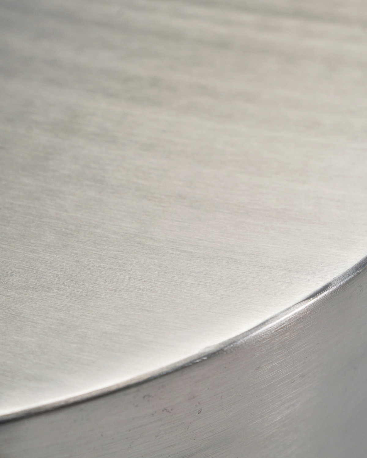 Sofabord, HDStep, Børstet sølvfinish