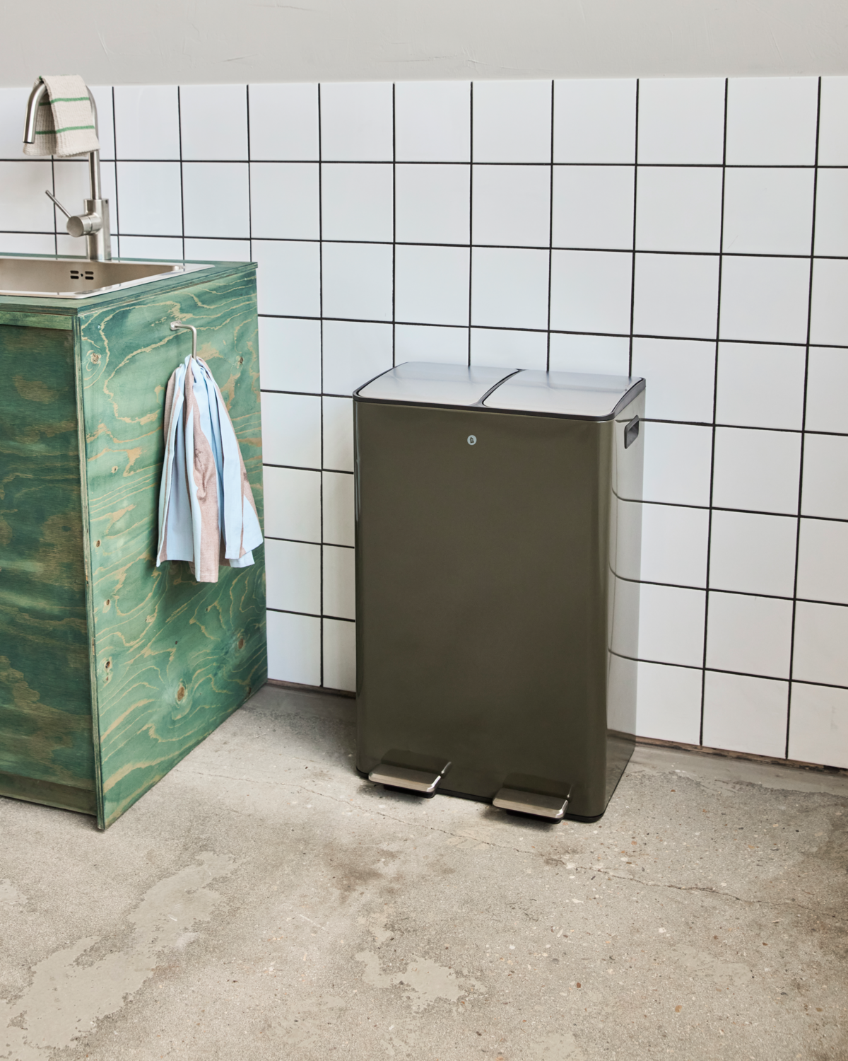 Skraldespand, HDSort, Grøn