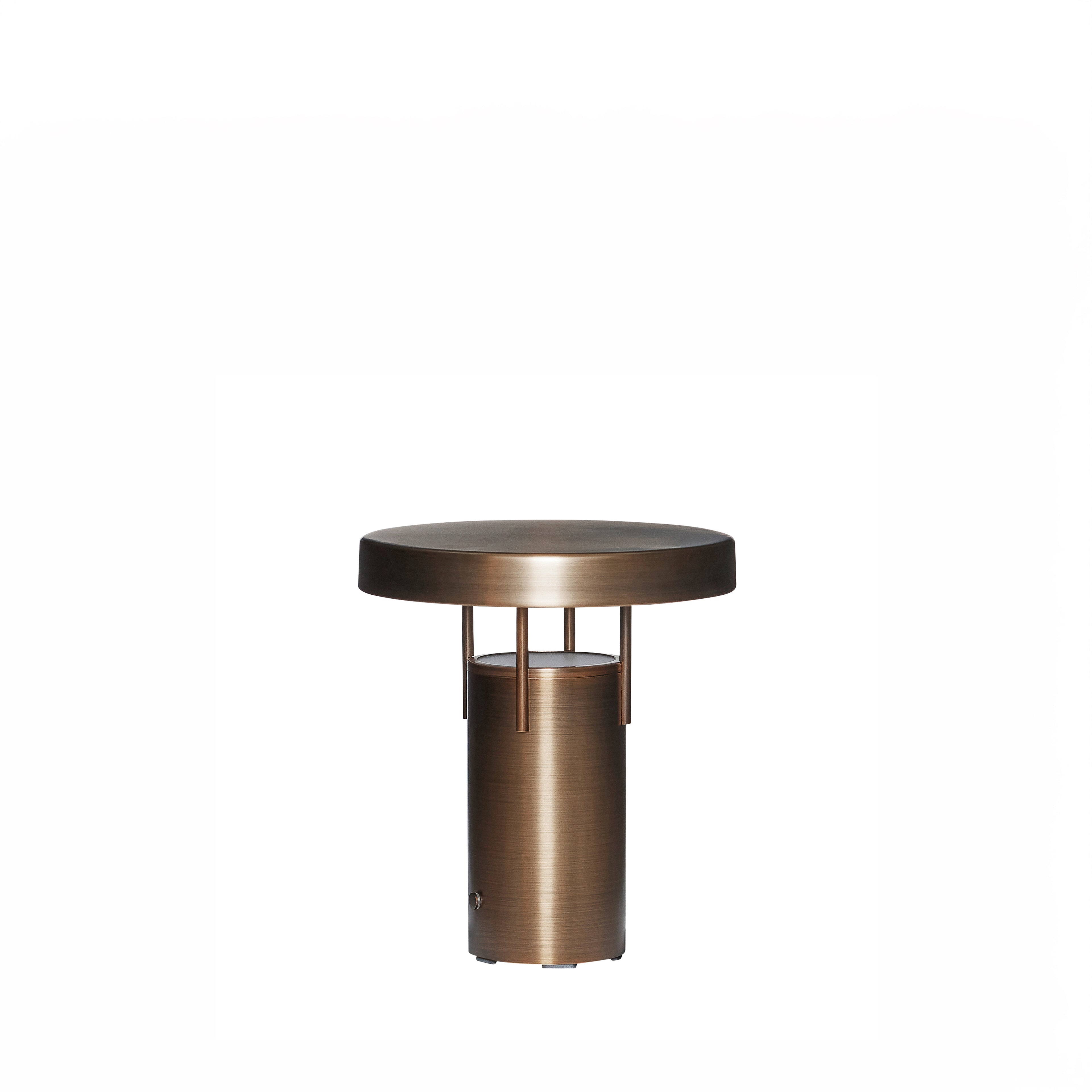 BringMe Transportabel Lampe Mini Bruneret Messing - ø18xh20cm