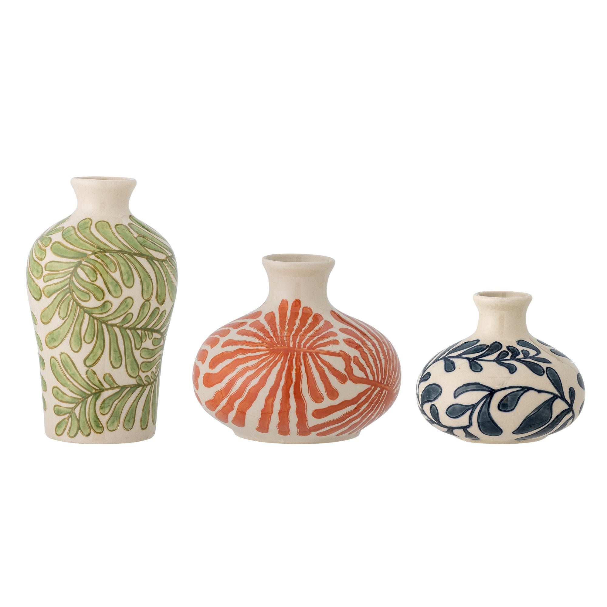 Creative Collection Fauni Vase, Grøn, Stentøj