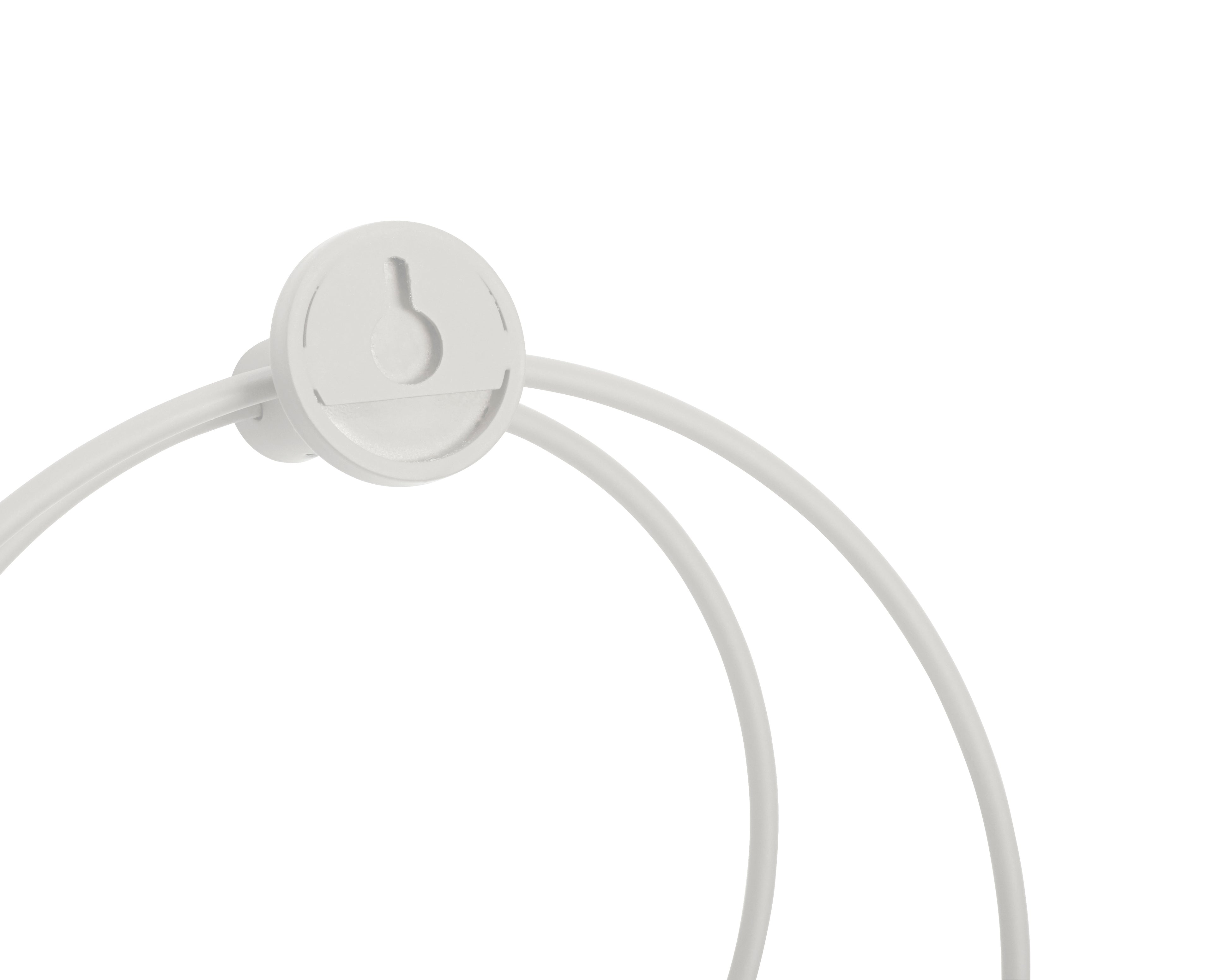 Loop Håndklædeholder Lysegrå - 26x23cm