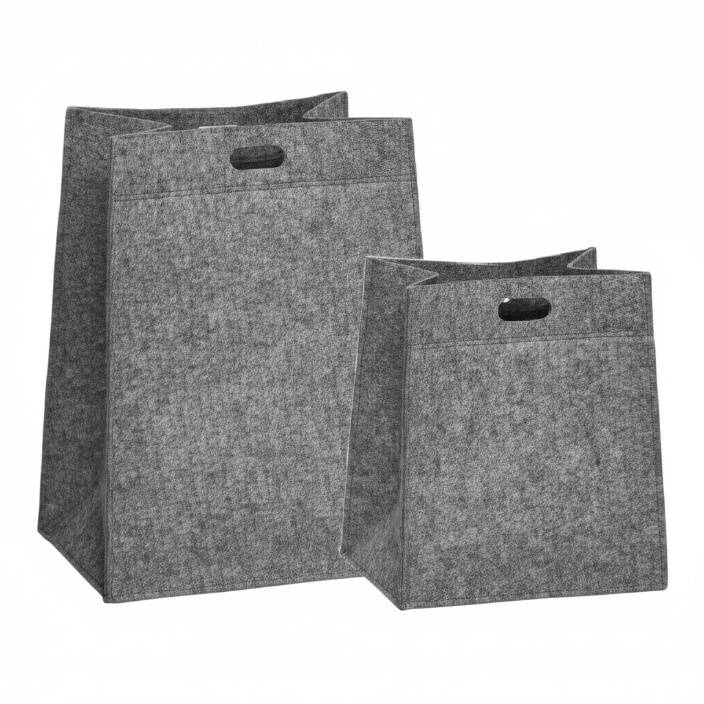 Filtkurve fra Hubsch sæt af 2 stk