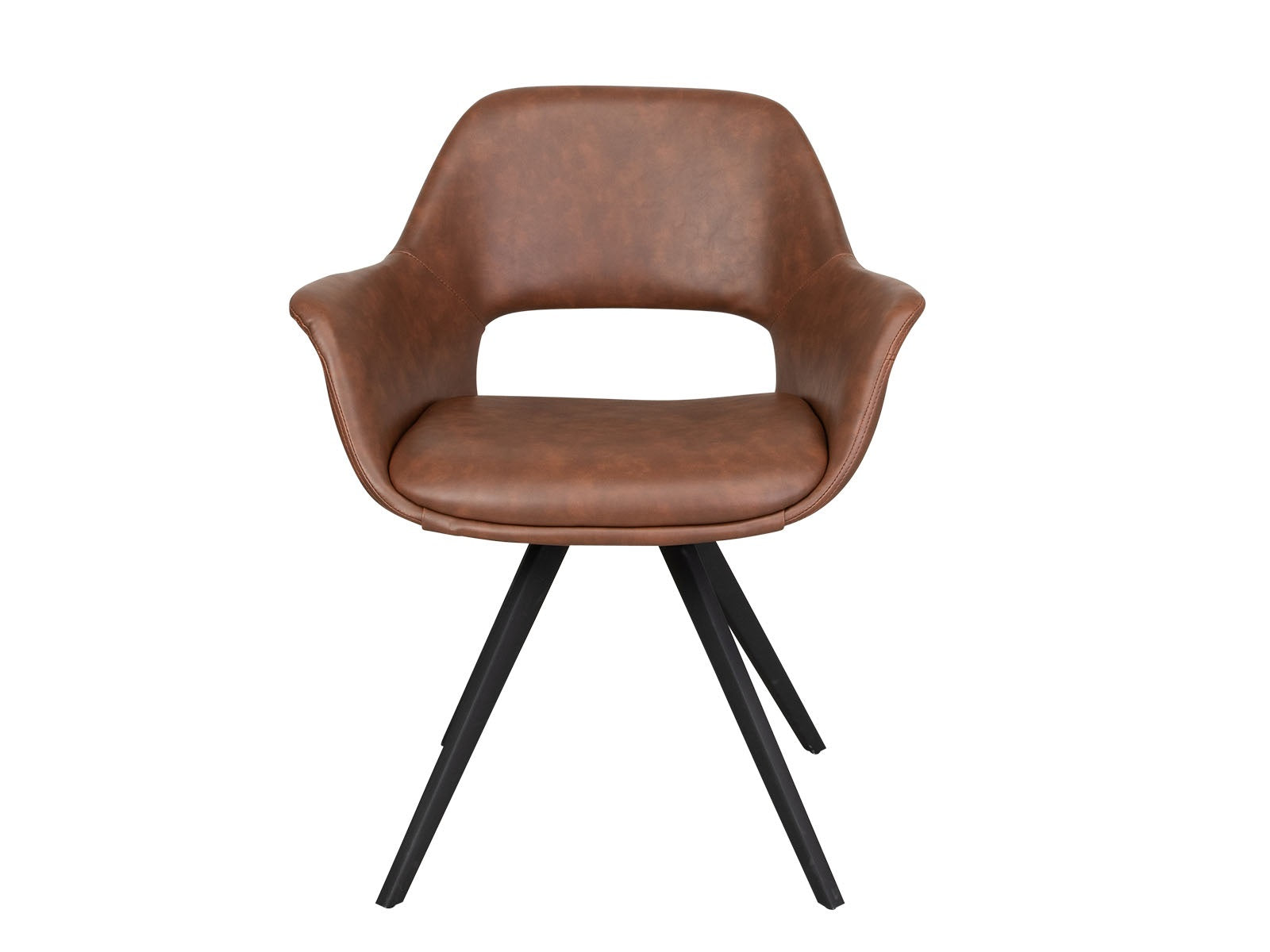Spisebordsstol Fenja Cognac PU
