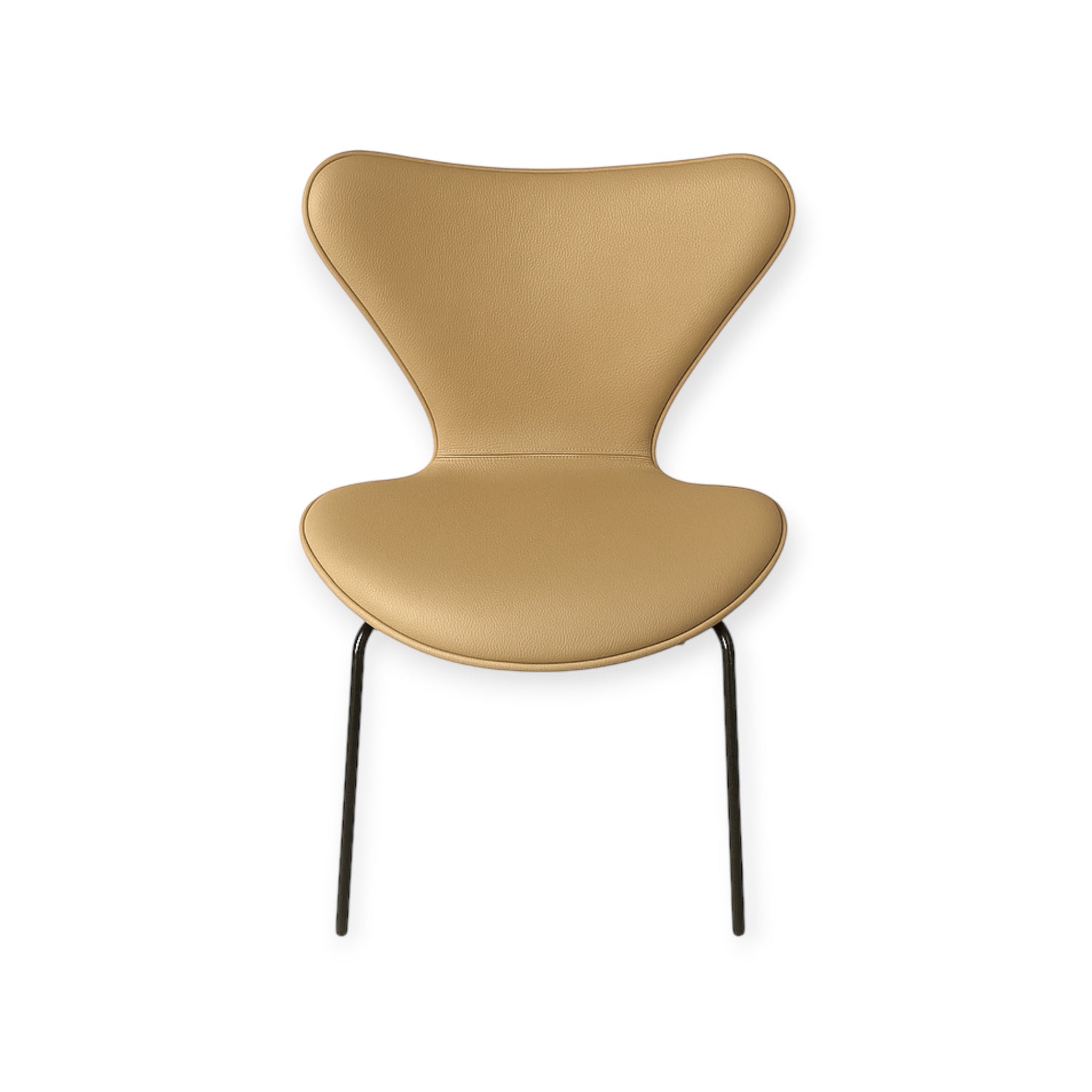 Helbetræk til Arne Jacobsen 3107 stol i sandfarvet læder