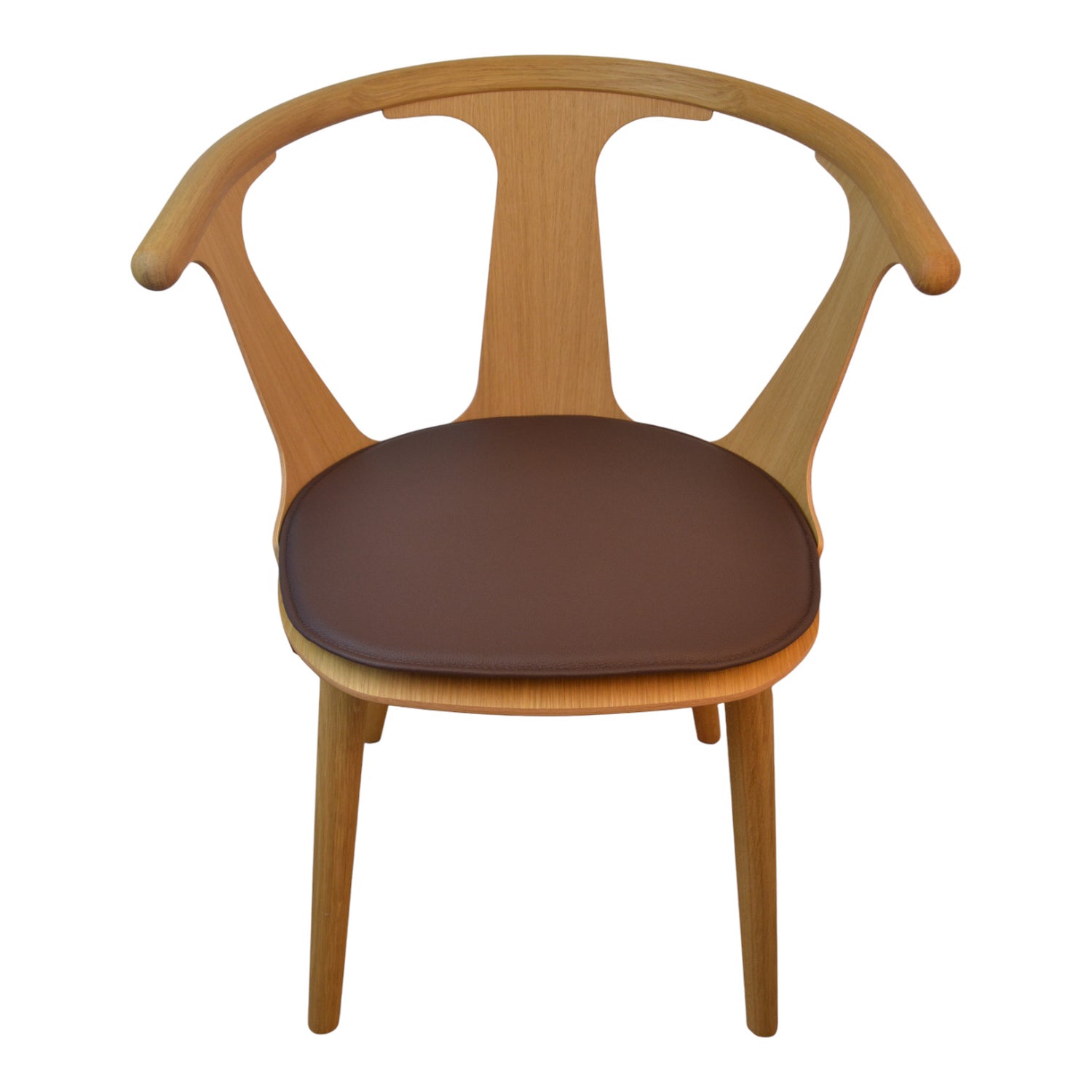 Luksus hynde til &Tradition SK1 In Between stolen i - mørkebrun læder