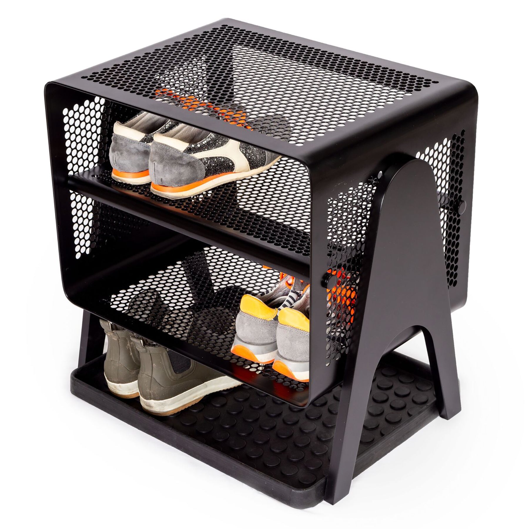 TICA RACK, FLOOR - SMALL/BLACK