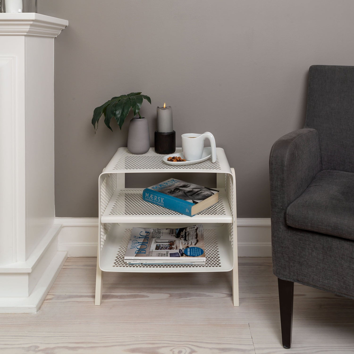 TICA RACK, FLOOR - SMALL/WHITE - Tica Copenhagen - DesignGaragen.dk