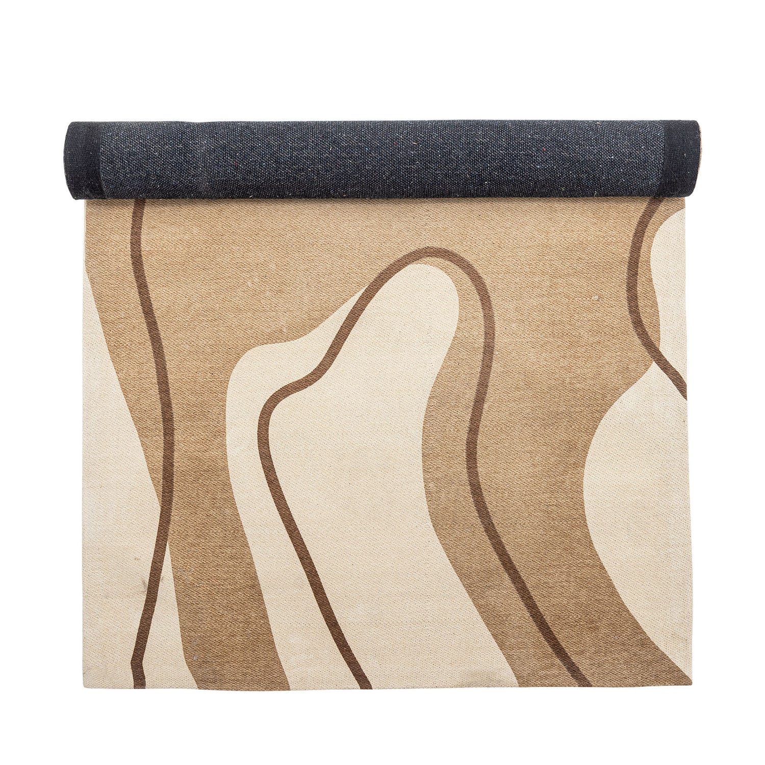 Bloomingville Volano Tæppe, Natur, Bomuld