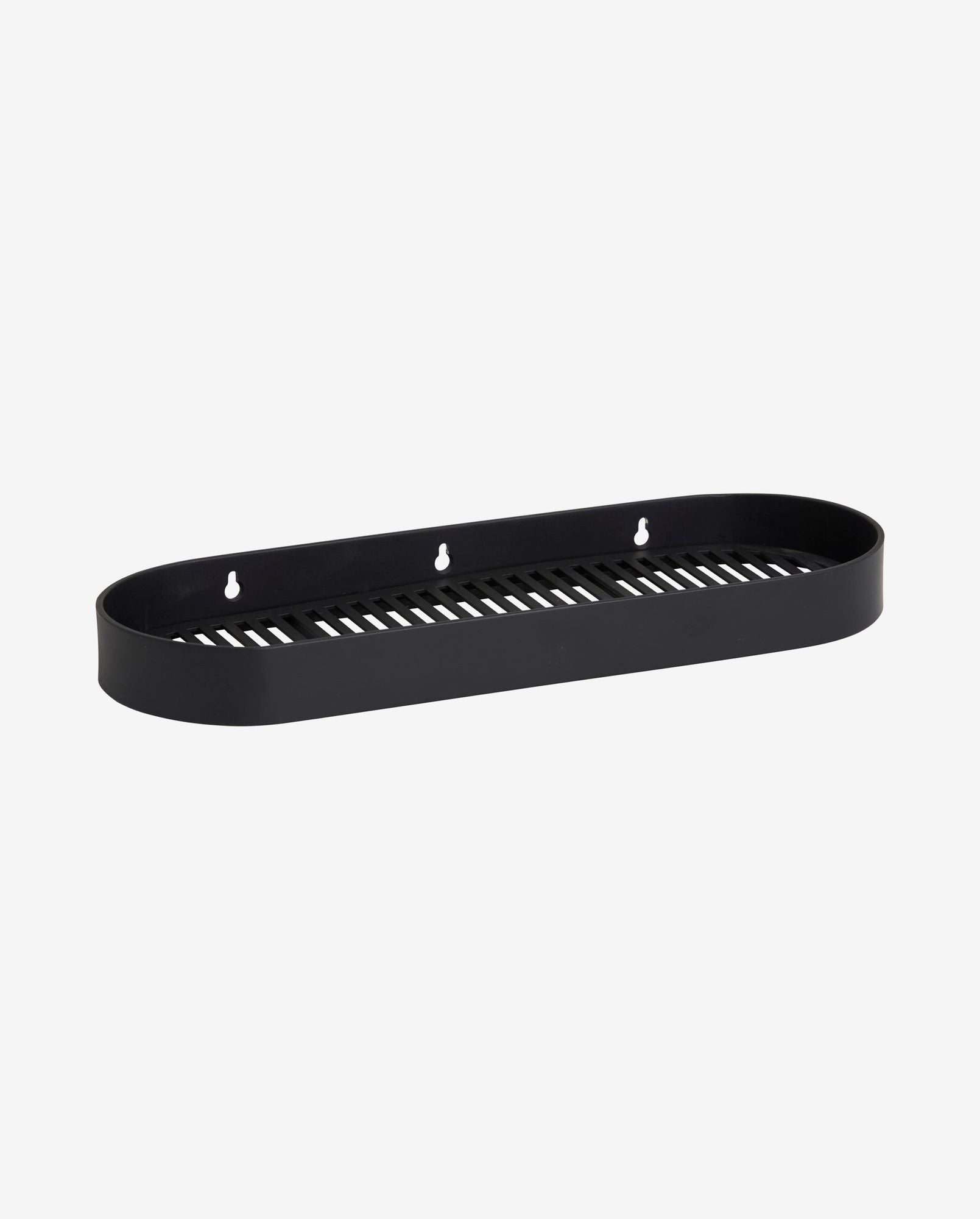 SOTRA sæbehylde i rustfrit stål - L33,5 cm - sort