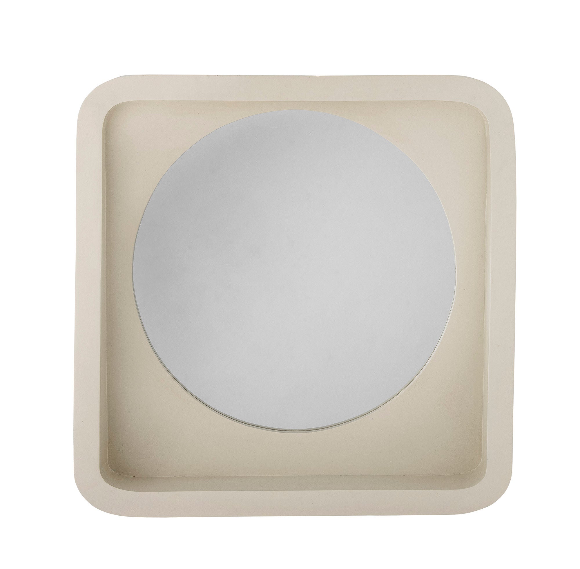 Bloomingville Phoebe Spejl m/Hylde, Natur, Polyresin