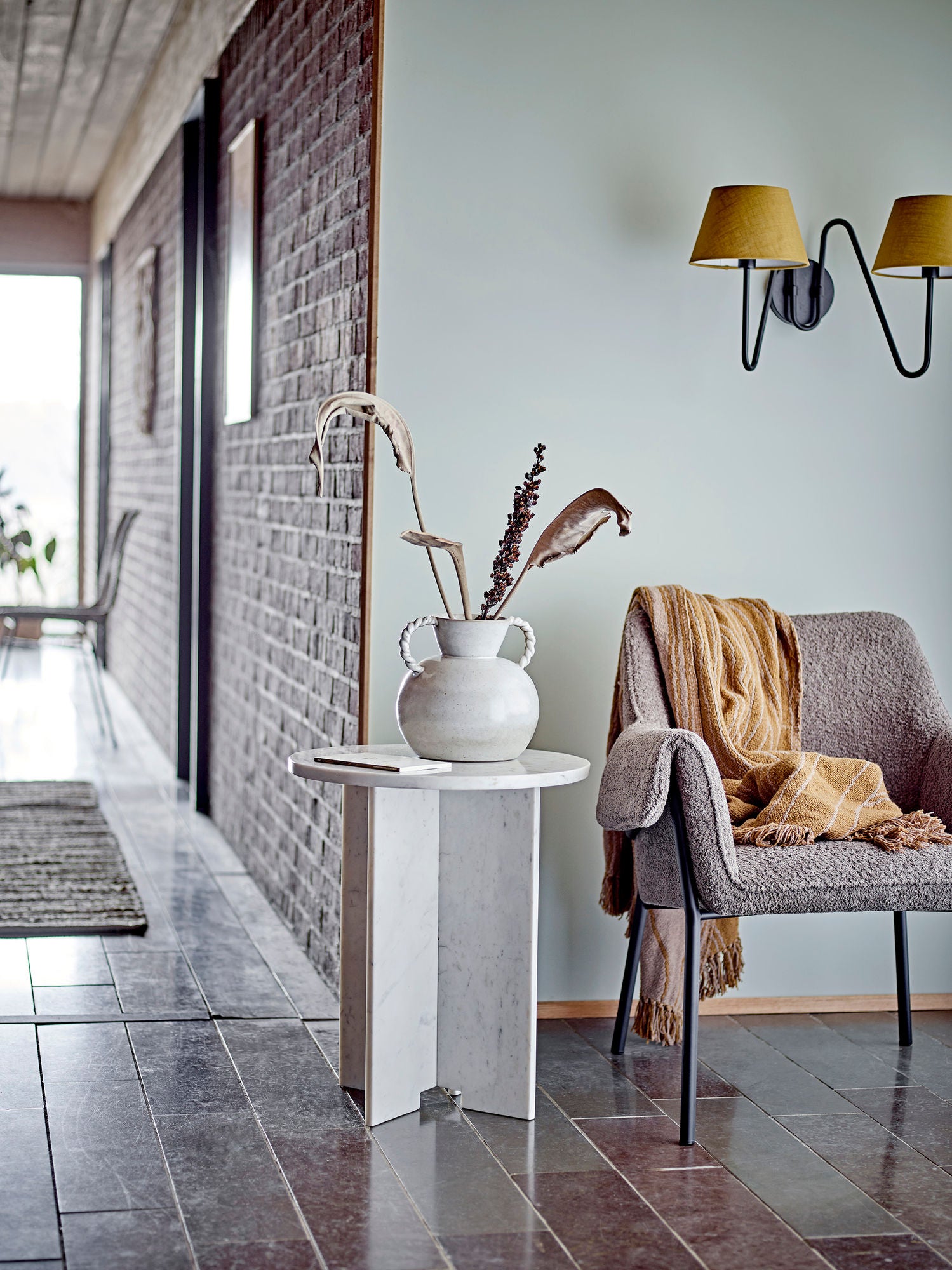 Bloomingville Letty Væglampe, Sort, Metal