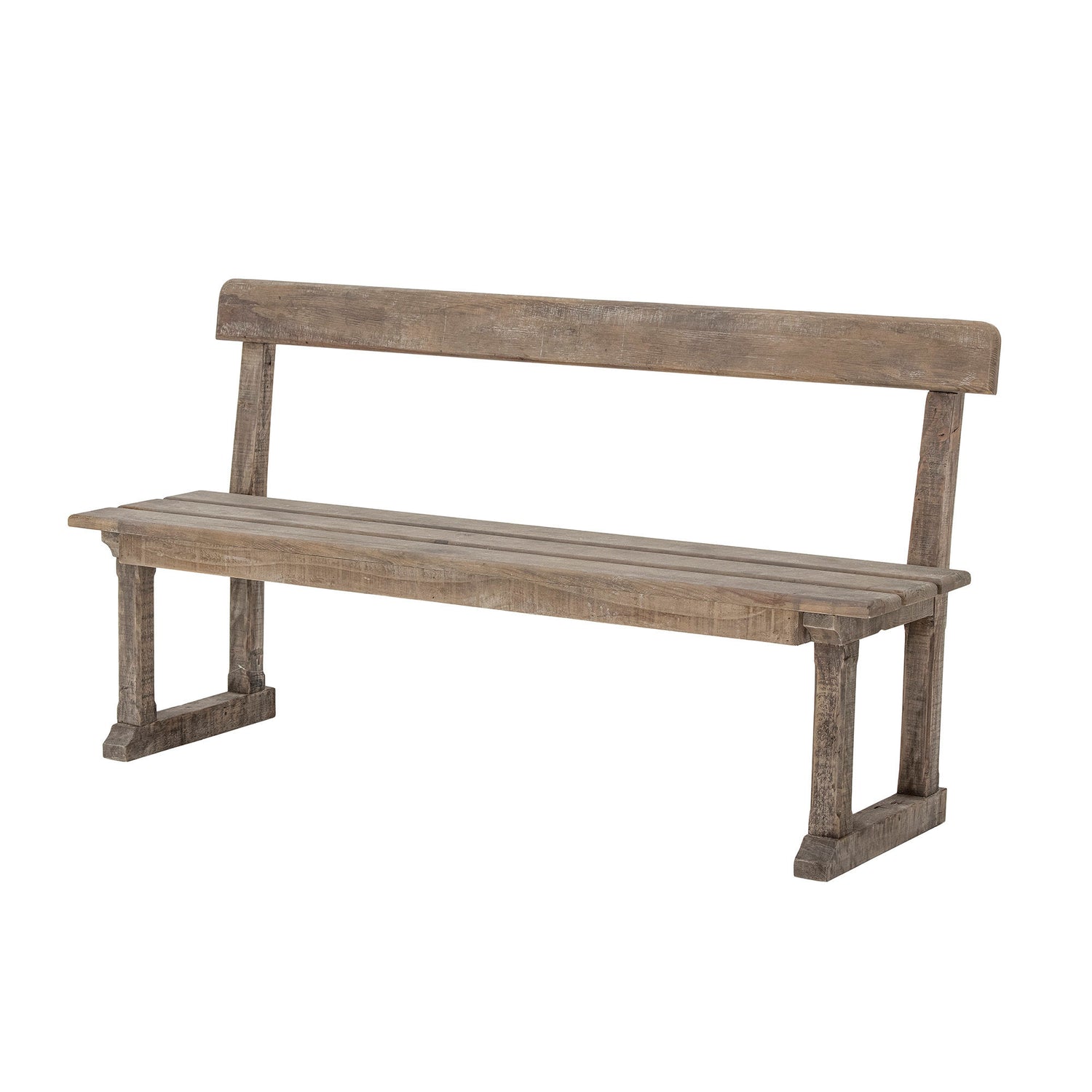Creative Collection Portland Bænk, Natur, Reclaimed Pine Wood