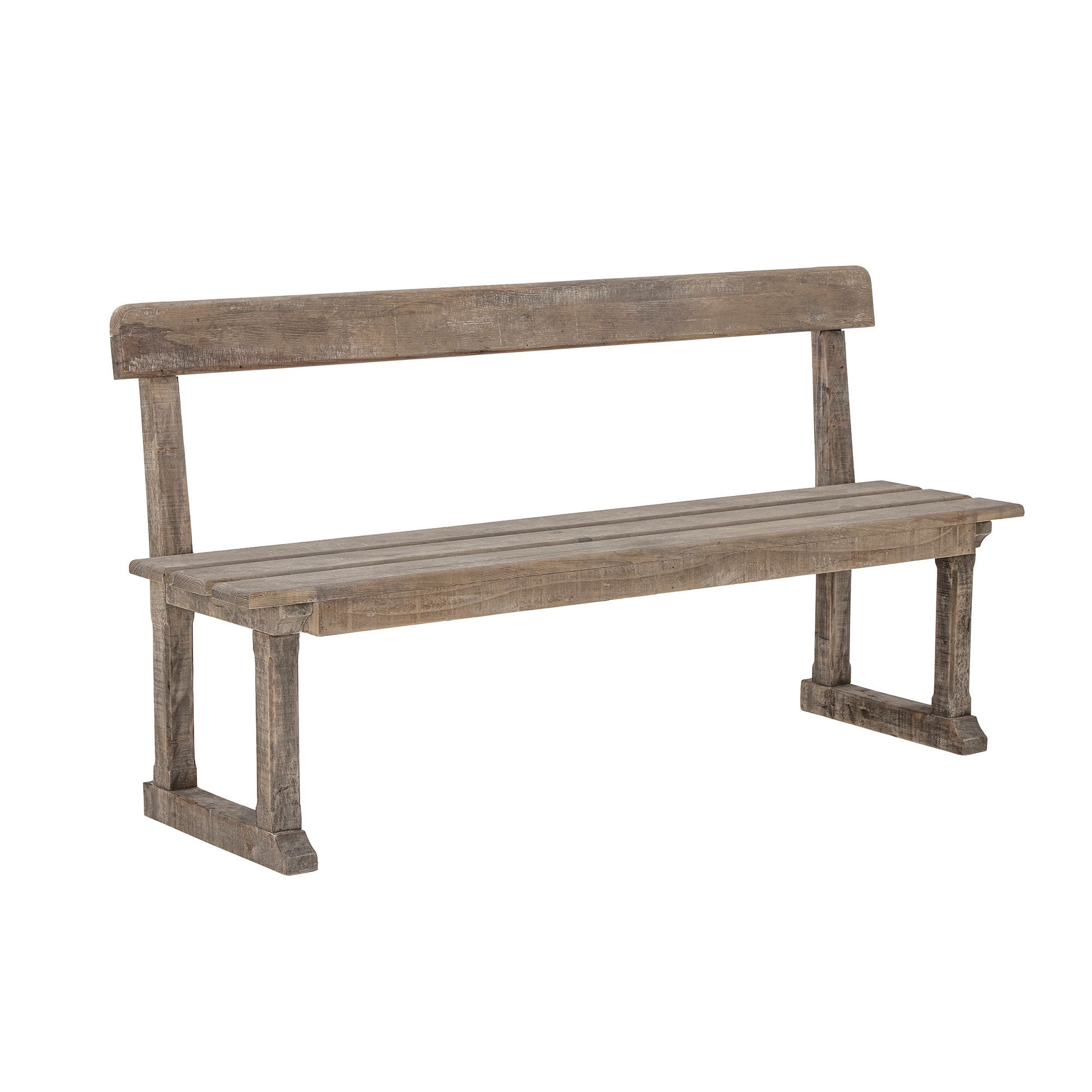 Creative Collection Portland Bænk, Natur, Reclaimed Pine Wood