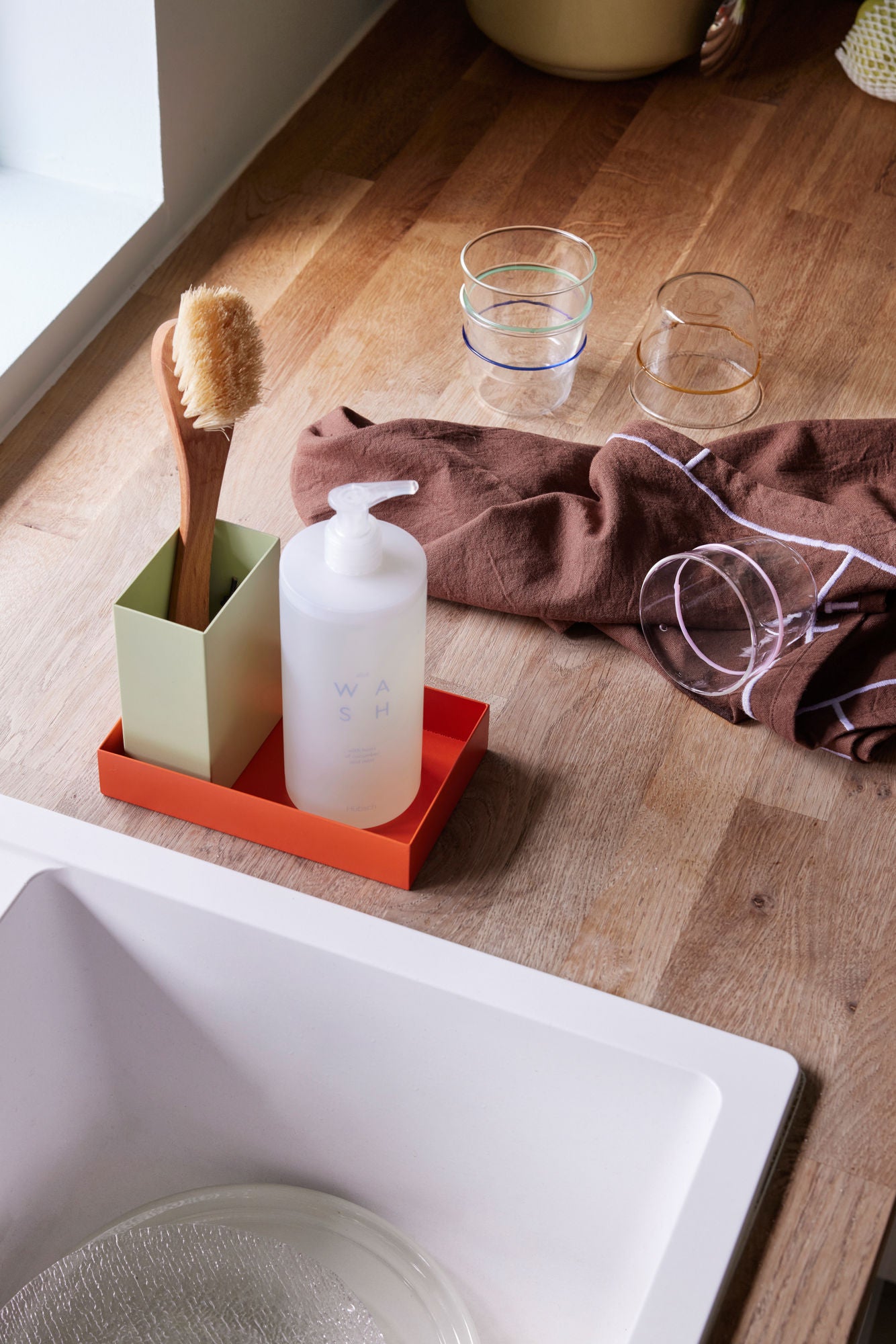 Orbit Drikkeglas Grøn - ø8xh7cm