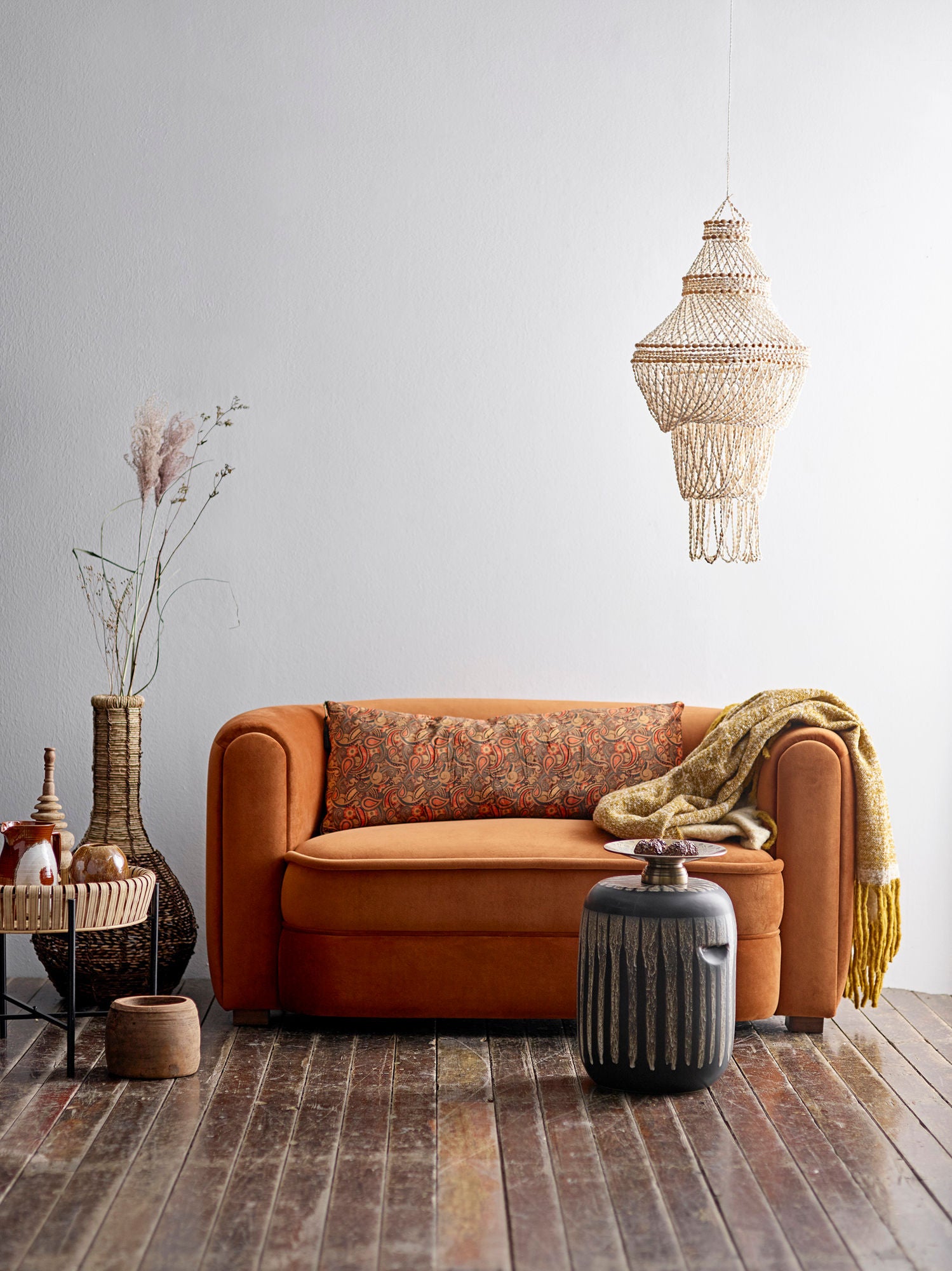 Creative Collection Malala Sofa, Brun, Polyester