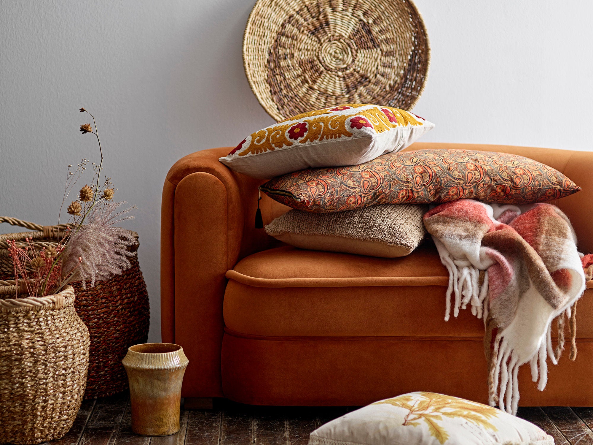 Creative Collection Malala Sofa, Brun, Polyester