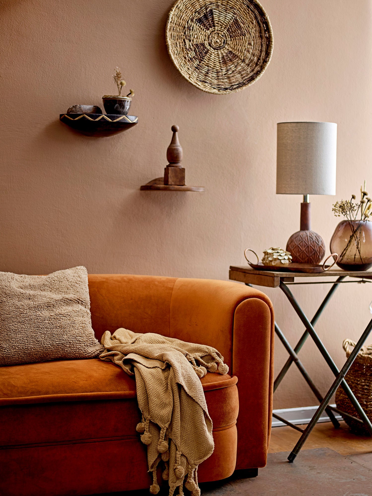 Creative Collection Malala Sofa, Brun, Polyester