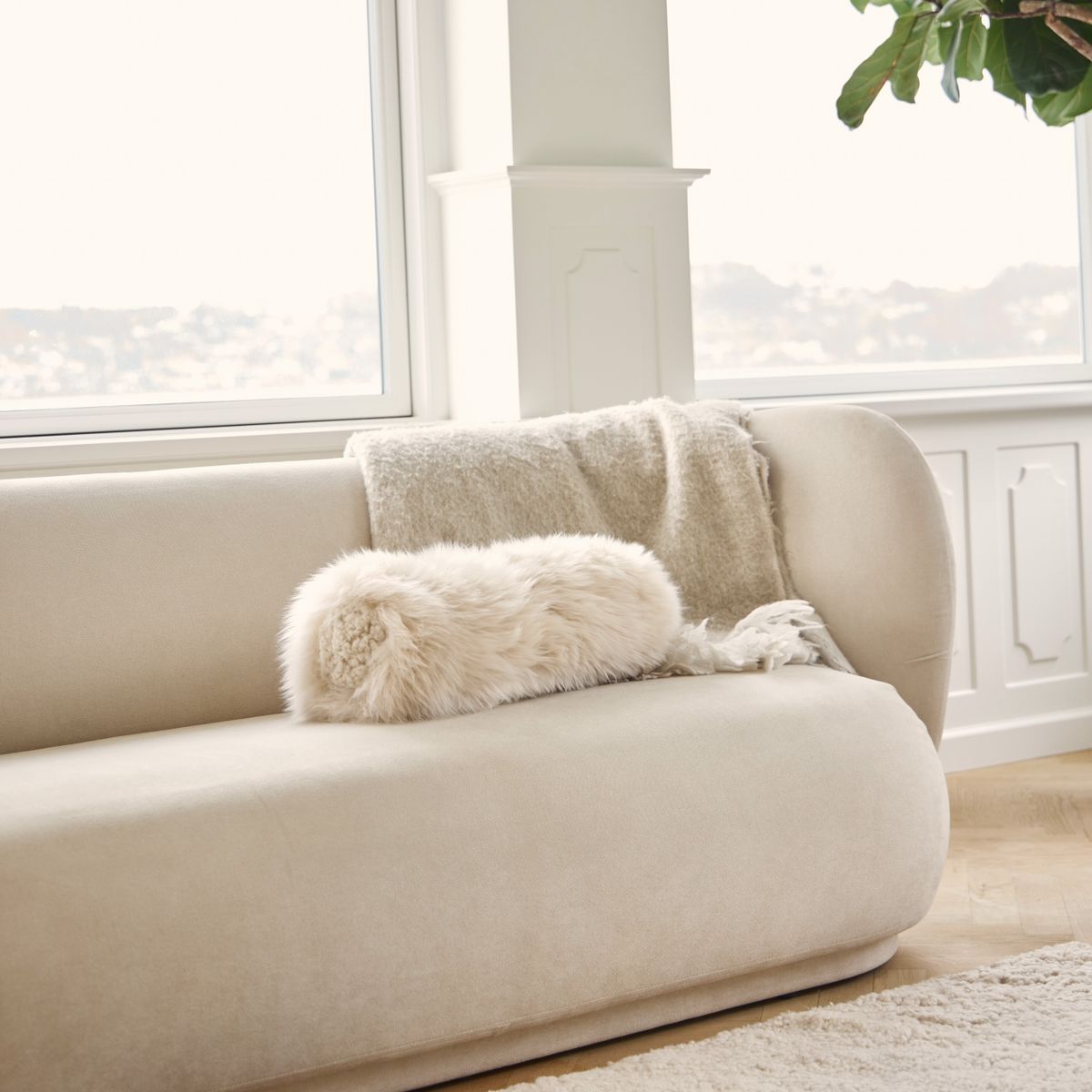 Bolsterpude | Langhåret, korthåret | New Zealand | Ø20xL52 cm