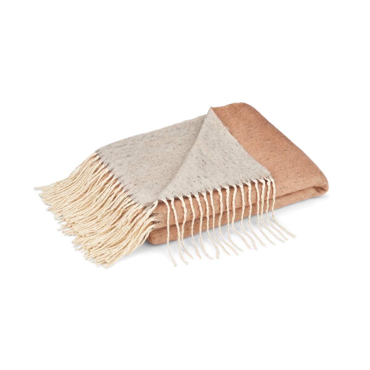 Uldplaid | Mohair | Double Face | New Zealand | 130x170 cm