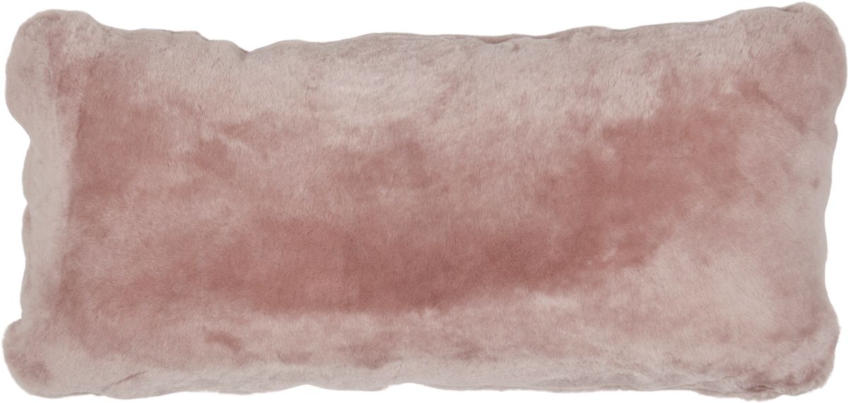 Lammeskindspude | Moccasin | Dobbeltsidet | 28x56 cm