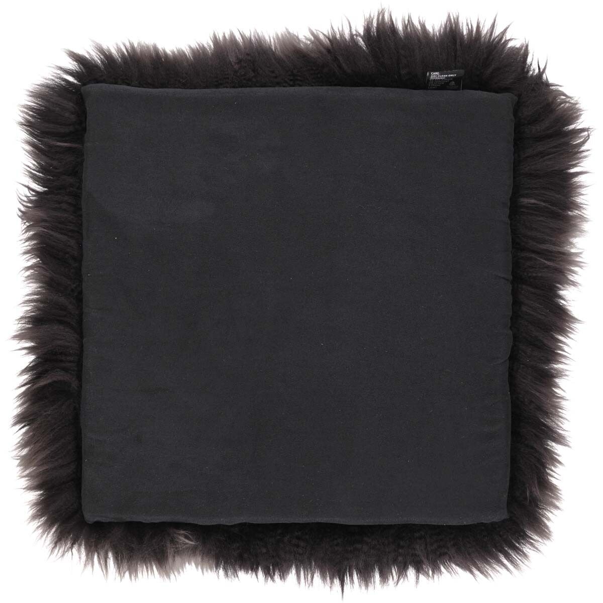 Sædehynde m/fyld | Langhåret | New Zealand | 37x37 cm