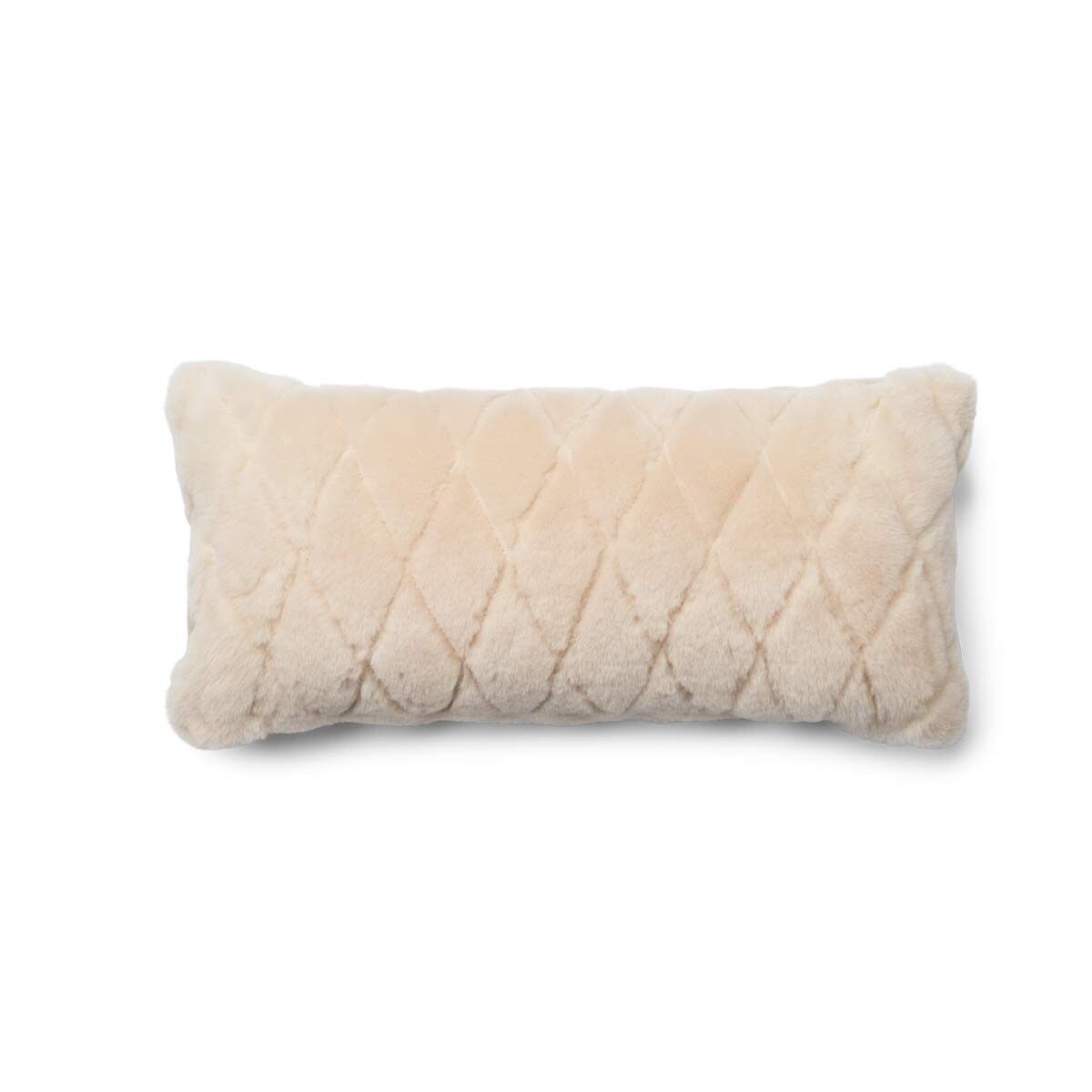 Leaf Pude | Lammeskind | Moccasin | Dobbeltsidet | New Zealand | 28x56 cm