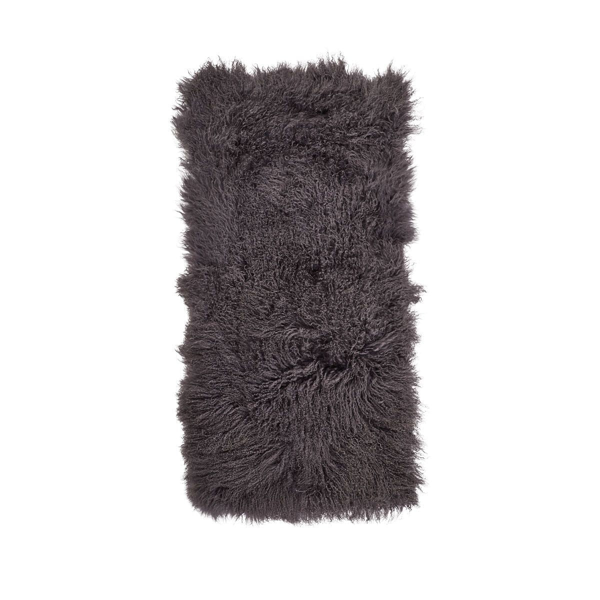 Lammeskindsplaid | Krøllet | Tibet | 60x120 cm