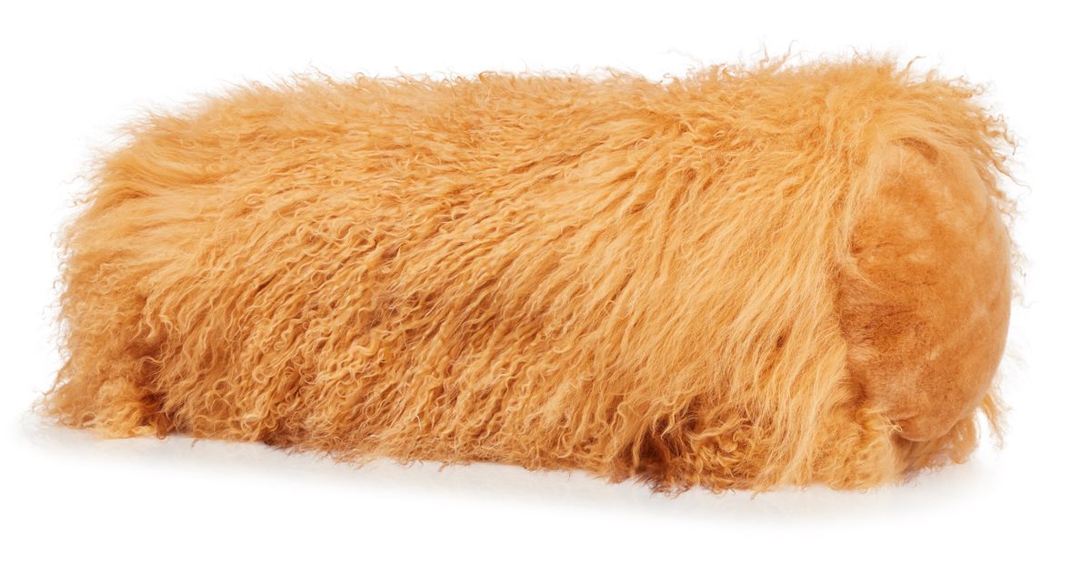 Bolsterpude | Krøllet | Tibet | Ø20xL52 cm