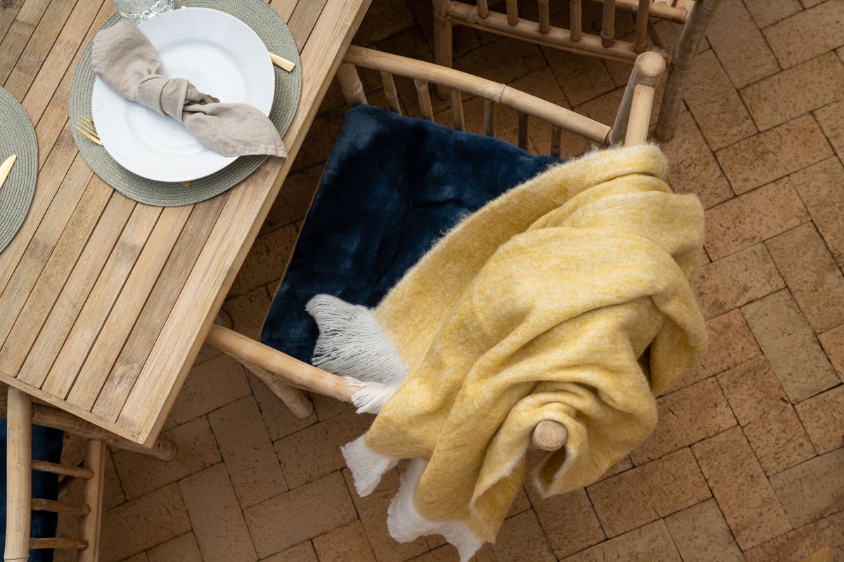 Uldplaid | Mohair | New Zealand | 130x170 cm