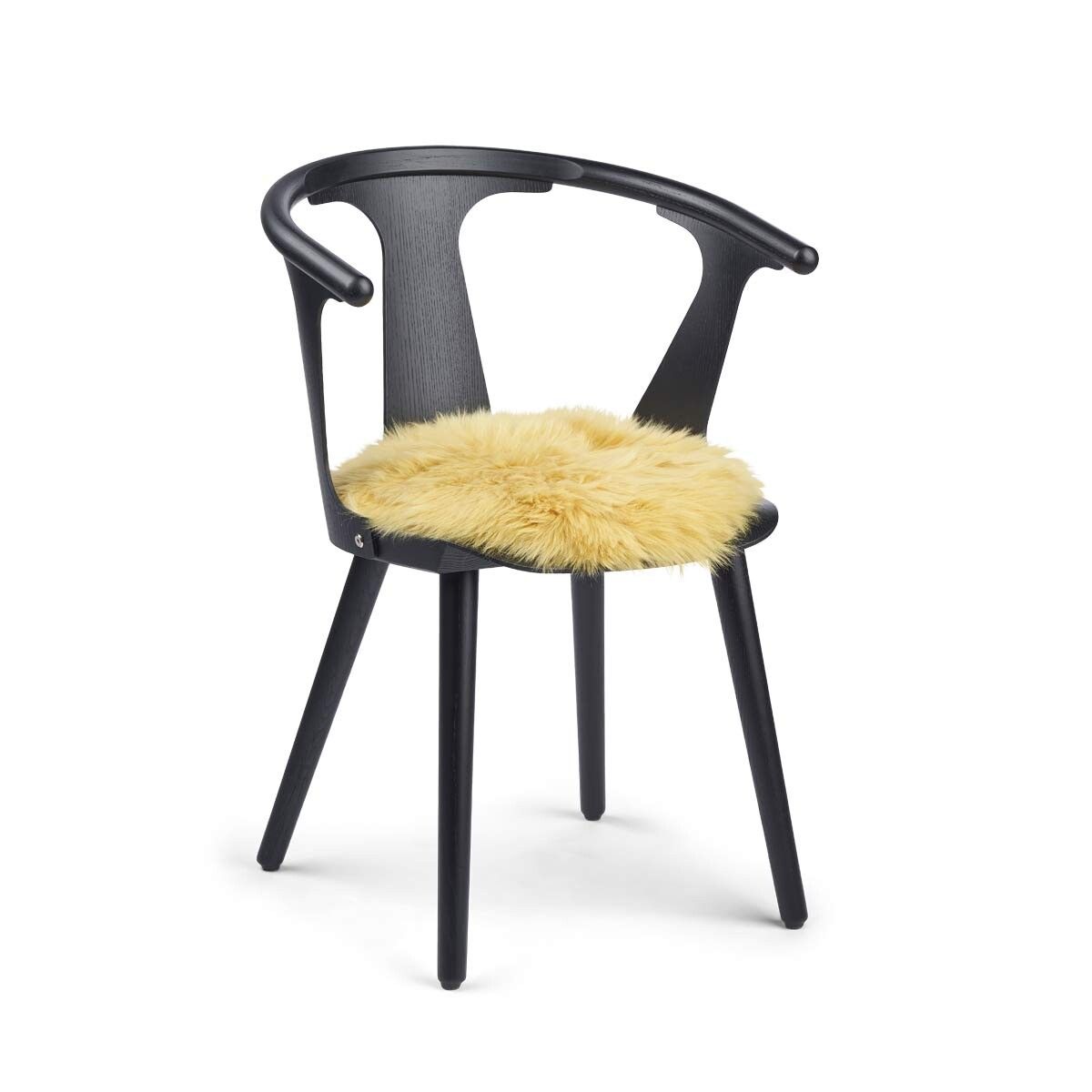 Sædehynde | Ø38 cm | New Zealand | Lammeskind | Langhåret