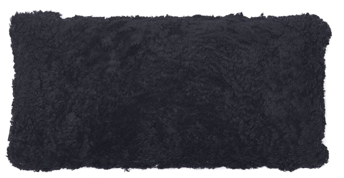Lammeskindspude | Korthåret | New Zealand | Dobbeltsidet | 30x60 cm