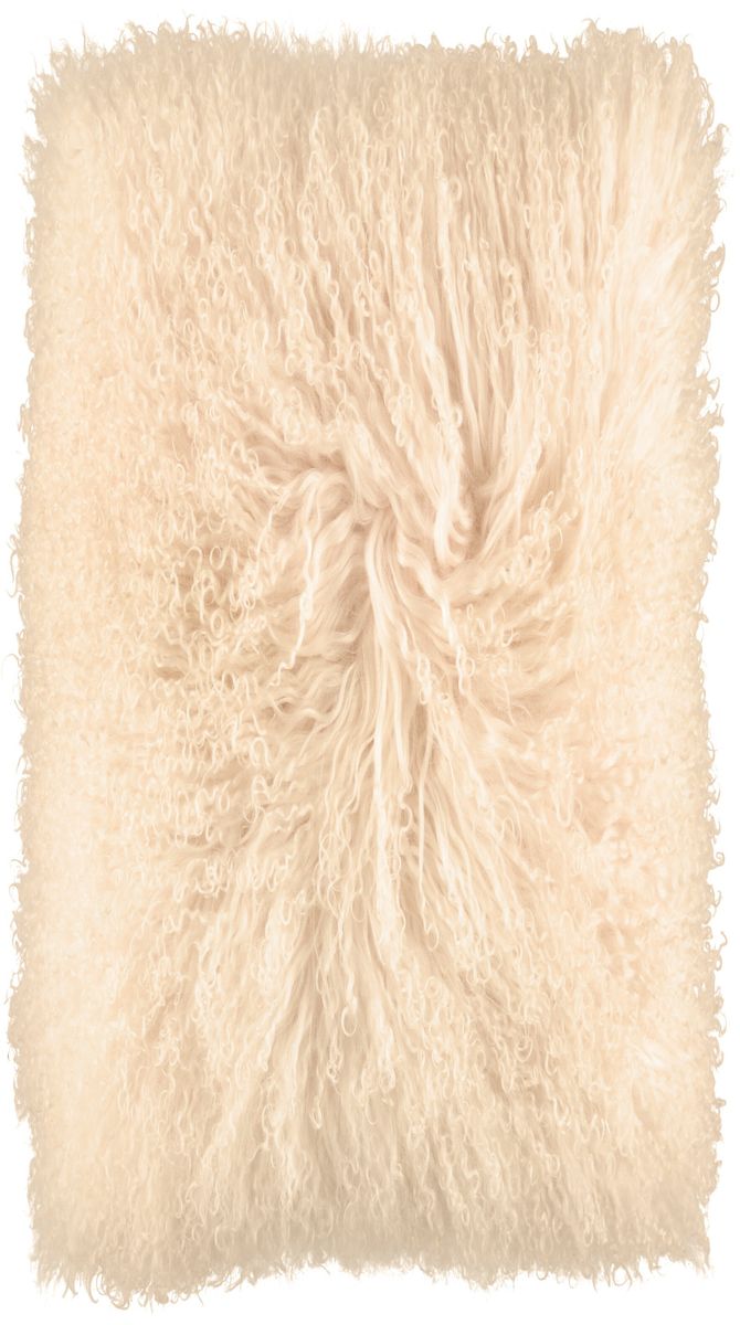 Lammeskindpude krøllet 28x56 cm