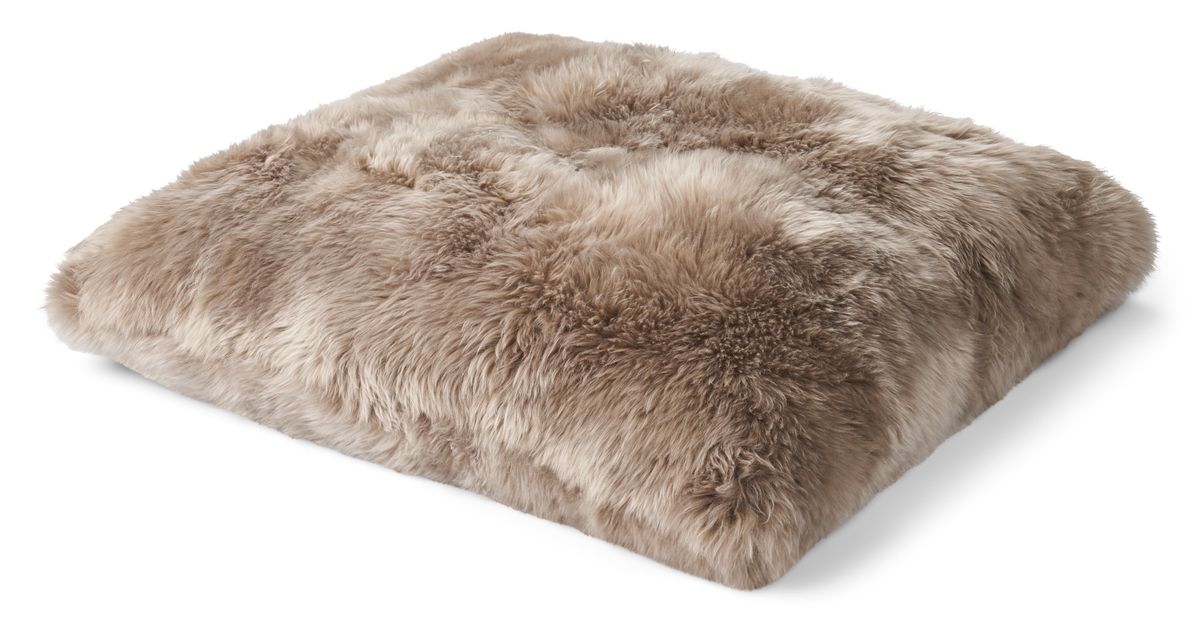 Maxi Float pude | Langhåret | New Zealand | Dobbeltsidet | 90x90 cm