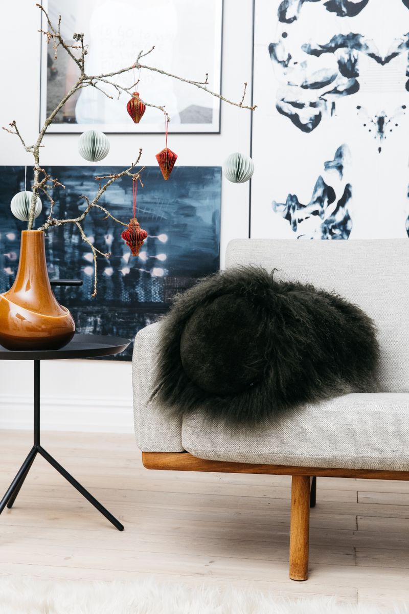 Bolsterpude | Krøllet | Tibet | Ø20xL52 cm