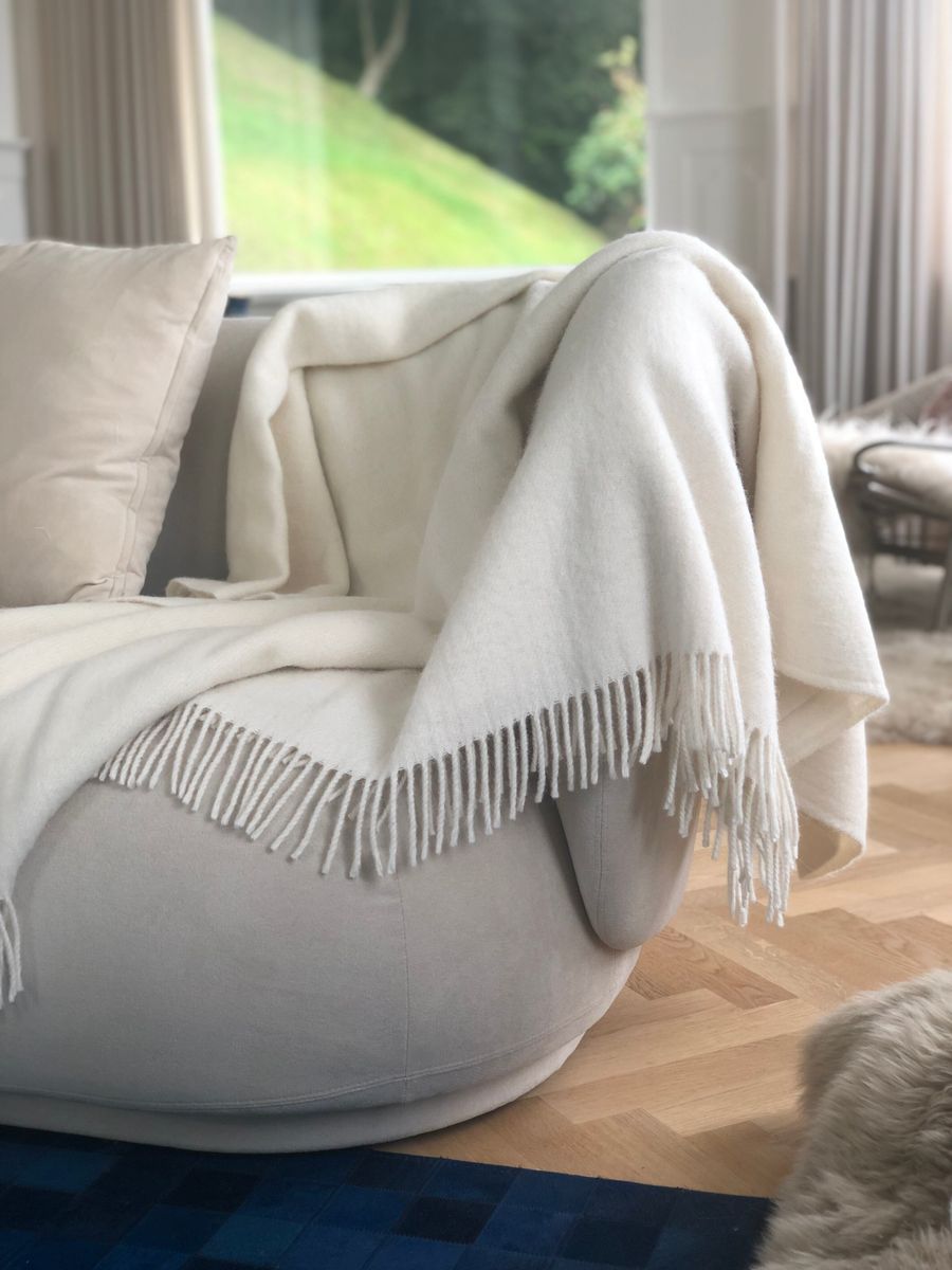 Julia Uldtæppe | 50% Alpaca uld, 50% Lammeuld