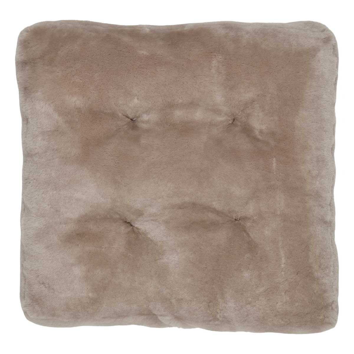 Sædehynde m/fyld | Moccassin | New Zealand | 45x45 cm